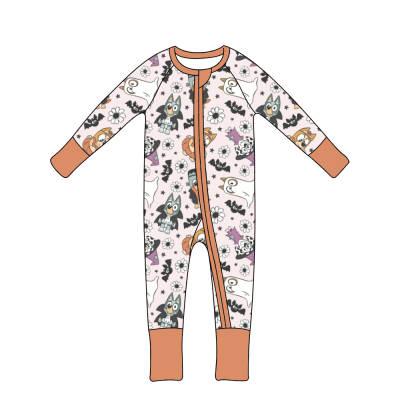 A Blue Halloween (Onesie PJs) PRE-ORDER-pyjamas-Elie’s Bows