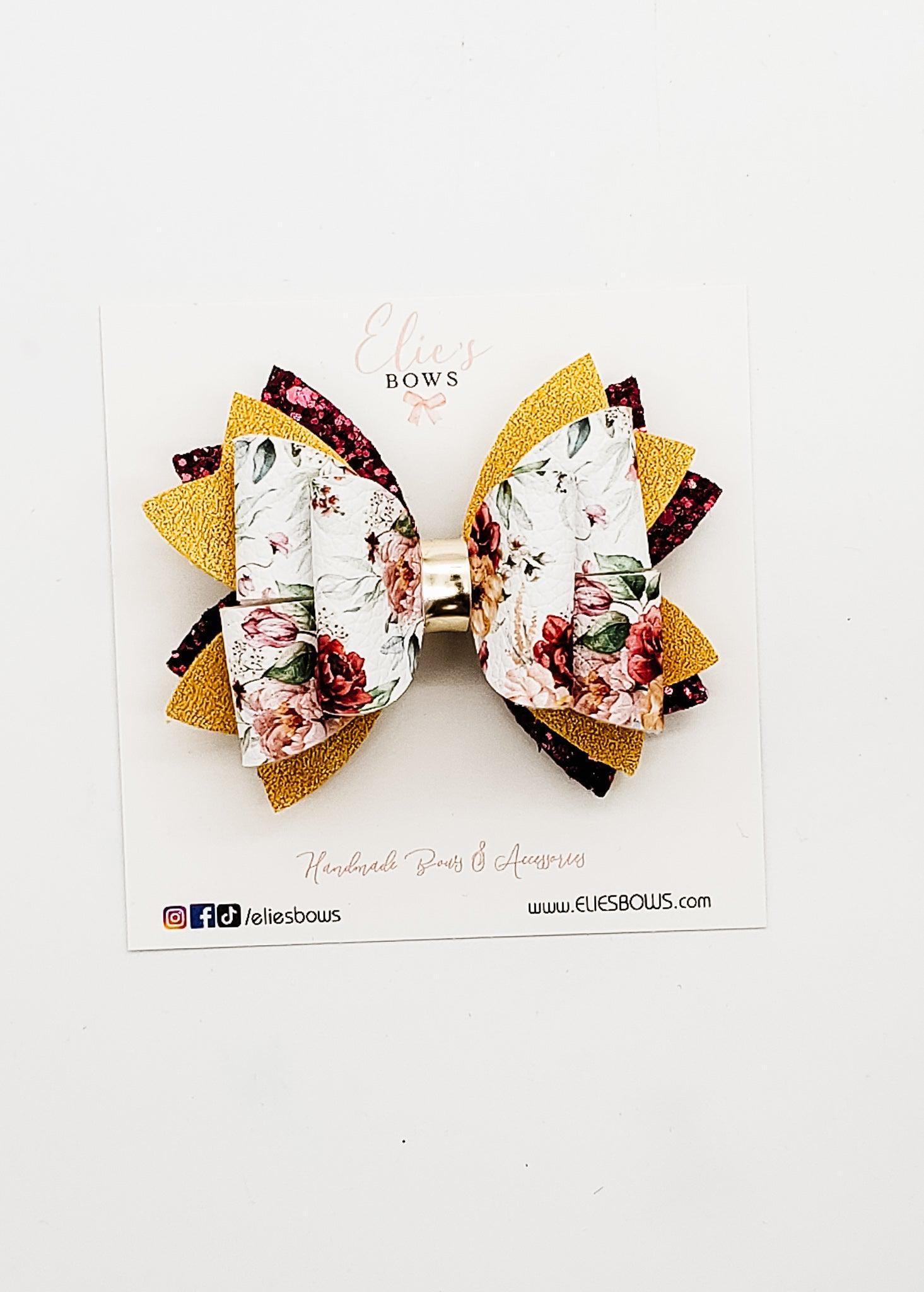 Bittersweet October - 3"-Bows-Elie’s Bows