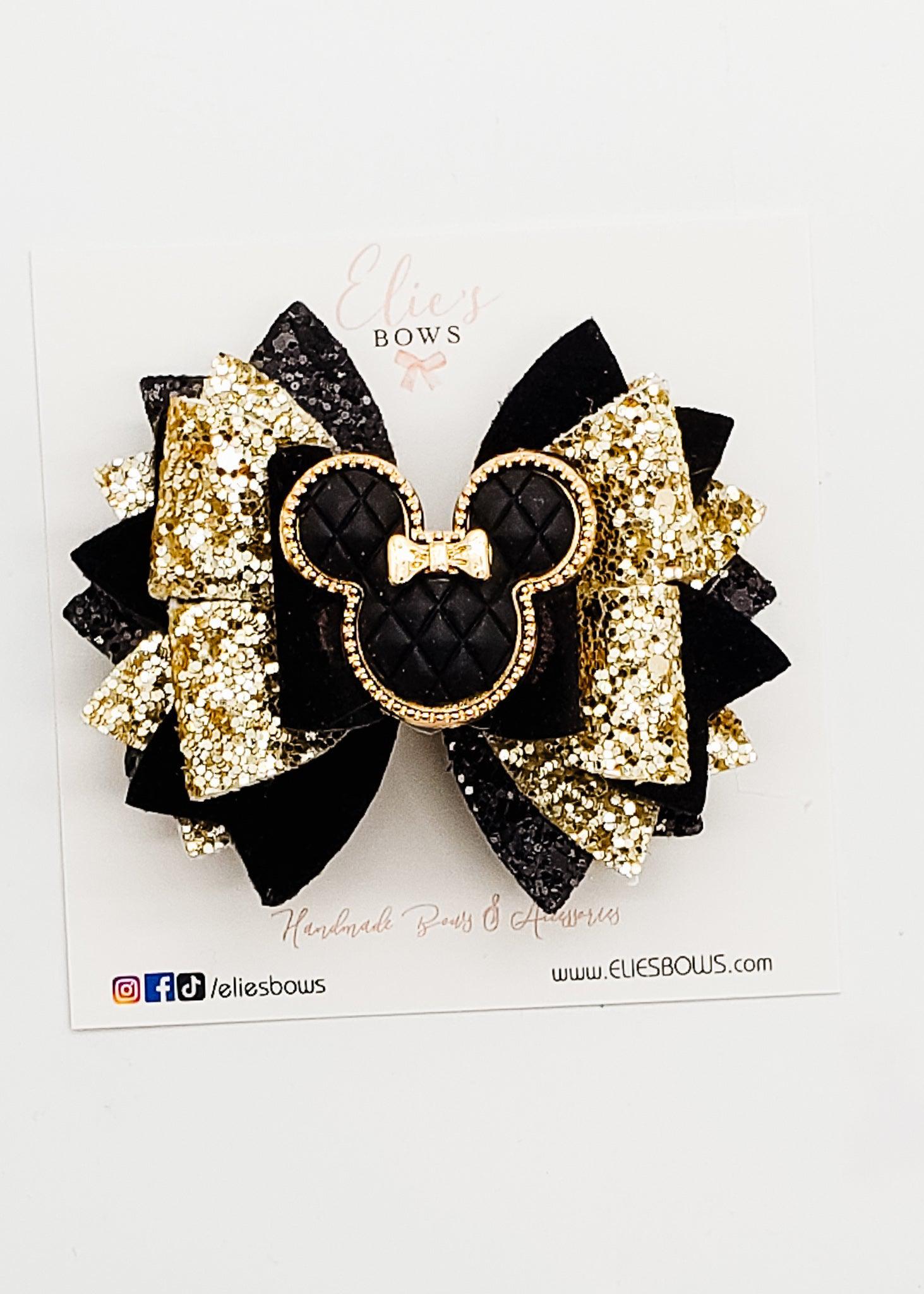 Black Chic M. - 3.5"-Bows-Elie’s Bows