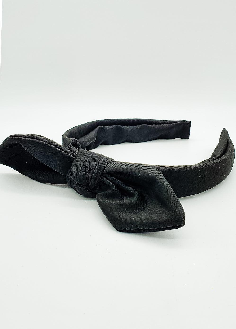 Black Waterproof - Hard Headband-Headband-Elie’s Bows