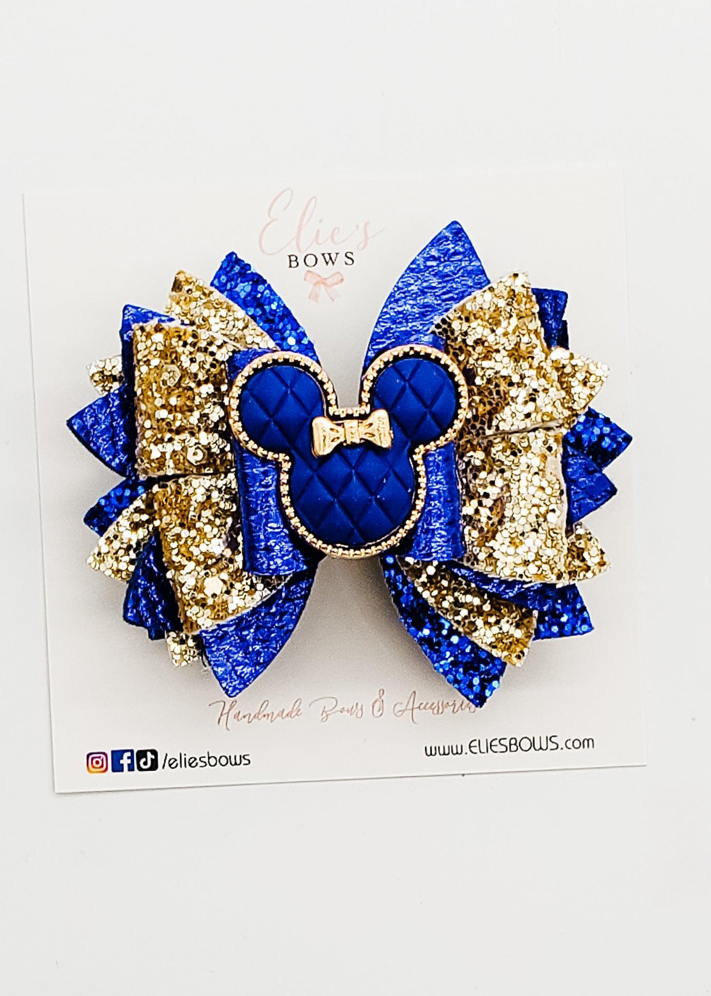 Blue Chic M. - 3.5"-Bows-Elie’s Bows