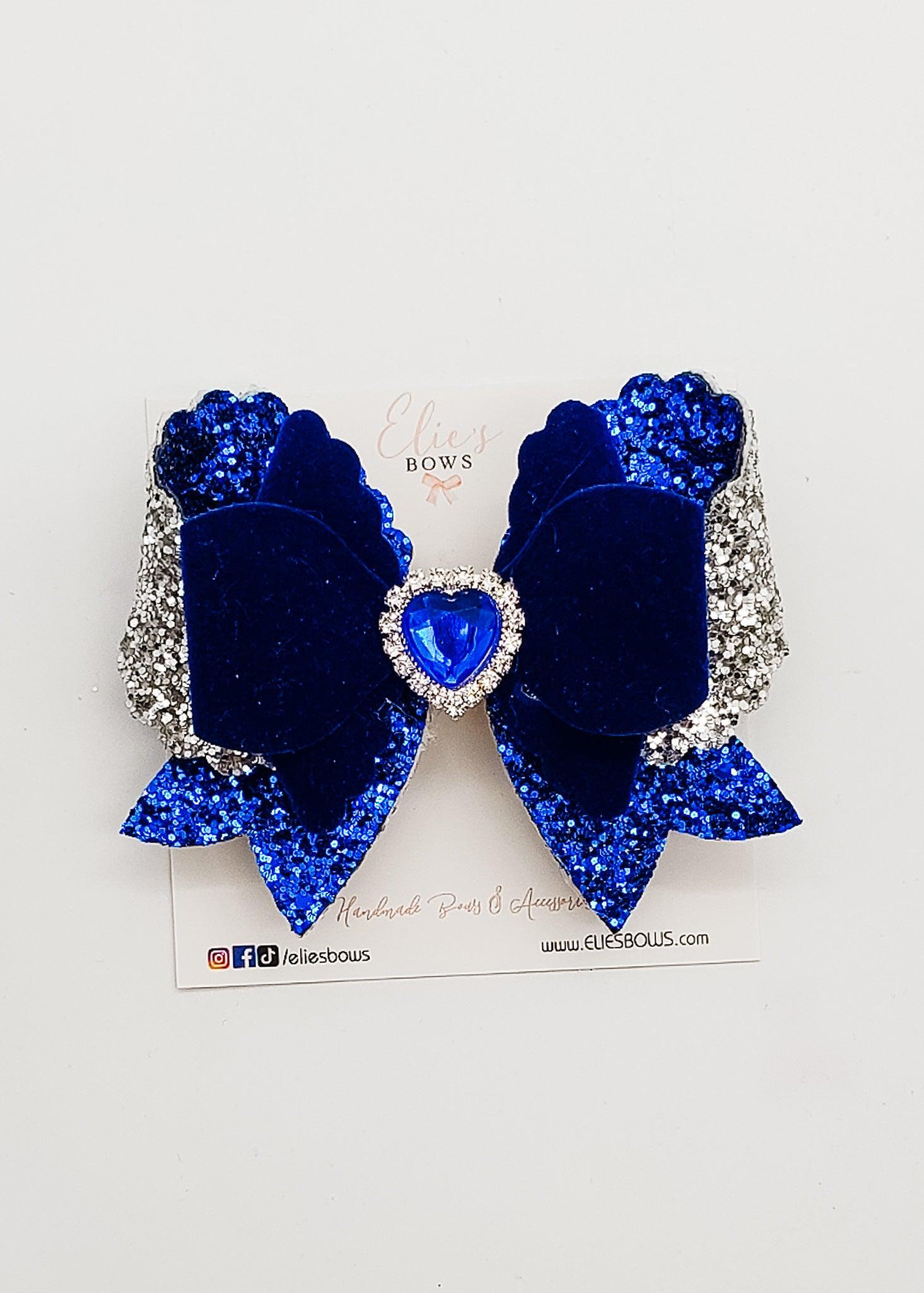Blue Christmas - 3.5"-Bows-Elie’s Bows