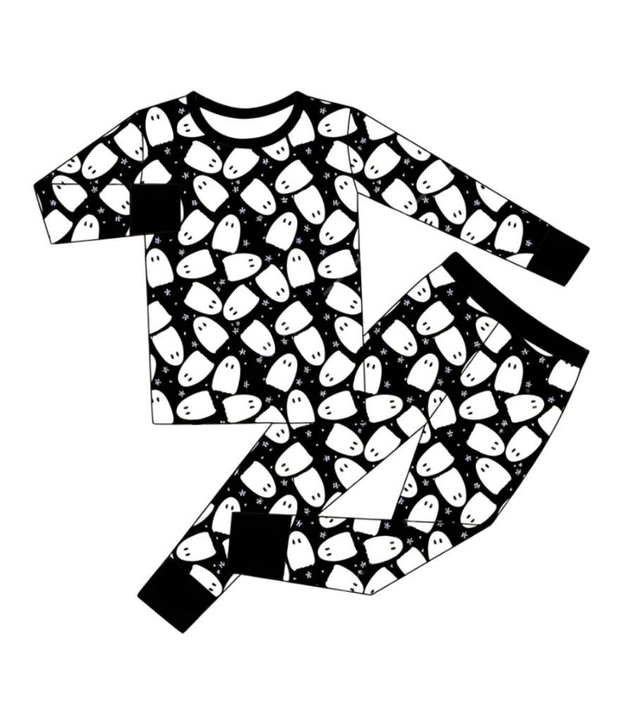 Boo Yah! - Two Piece PJs-pyjamas-Elie’s Bows