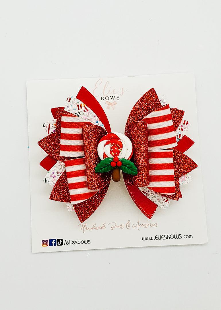 Candy Cane Lollipop - 3.5"-Bows-Elie’s Bows