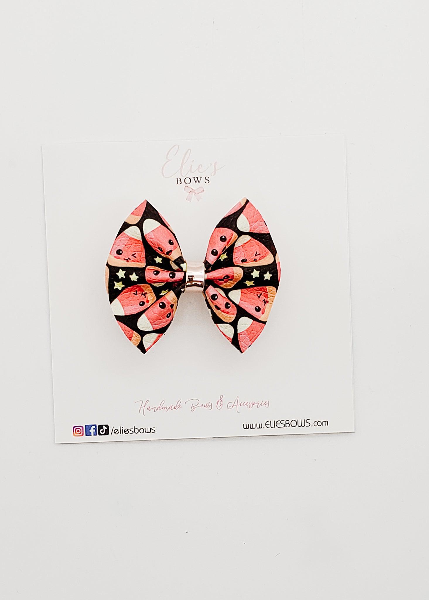 Candy Corn - Pixie Bow - 2"-Bows-Elie’s Bows