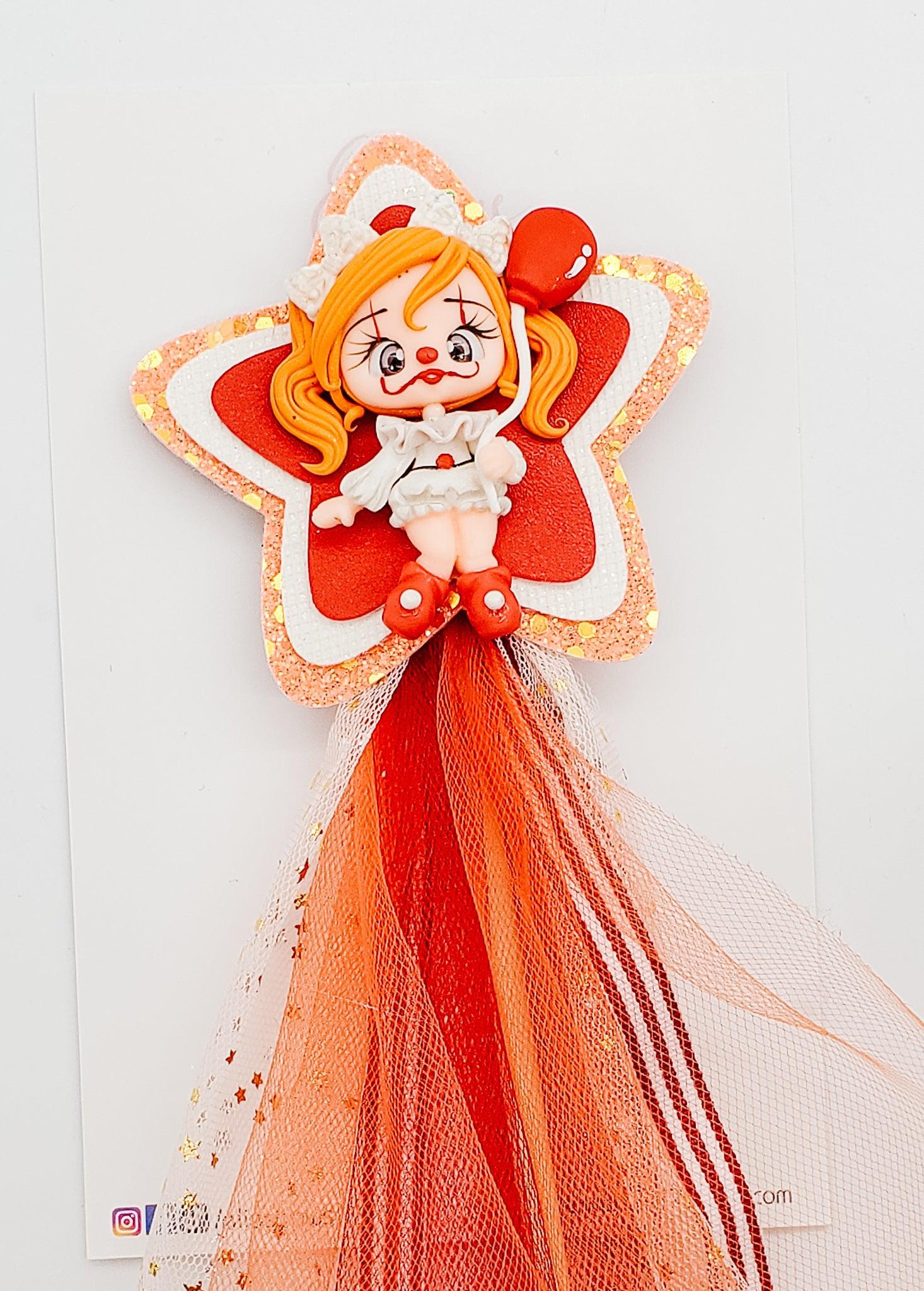 Clown Girl - 12.5"-Wands-Elie’s Bows