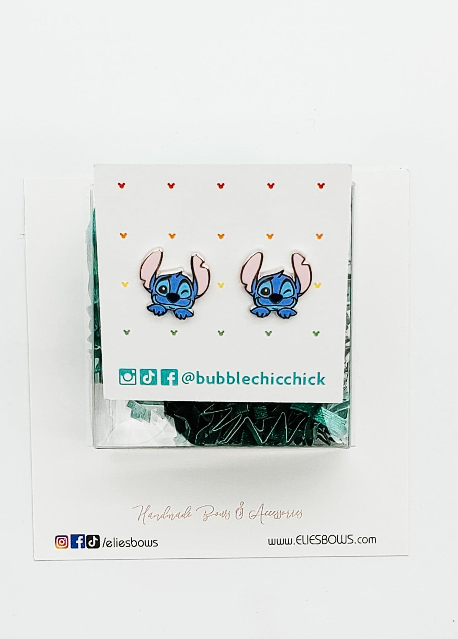 Crazy Sidekick - Earrings-Earrings-Elie’s Bows