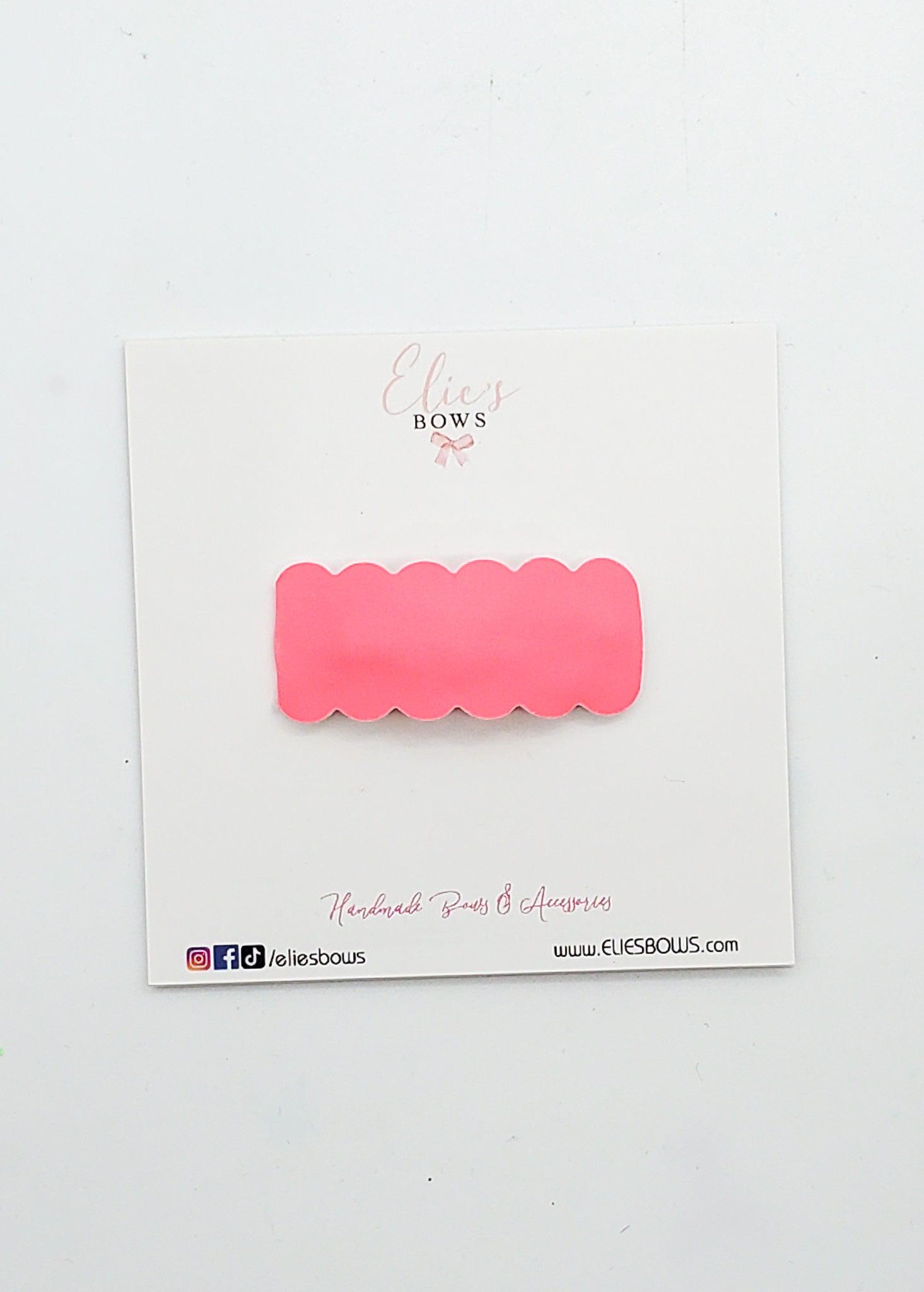 Dark Pink (Glow in the Dark) - Snap Clips - 2"-Snap Clips-Elie’s Bows