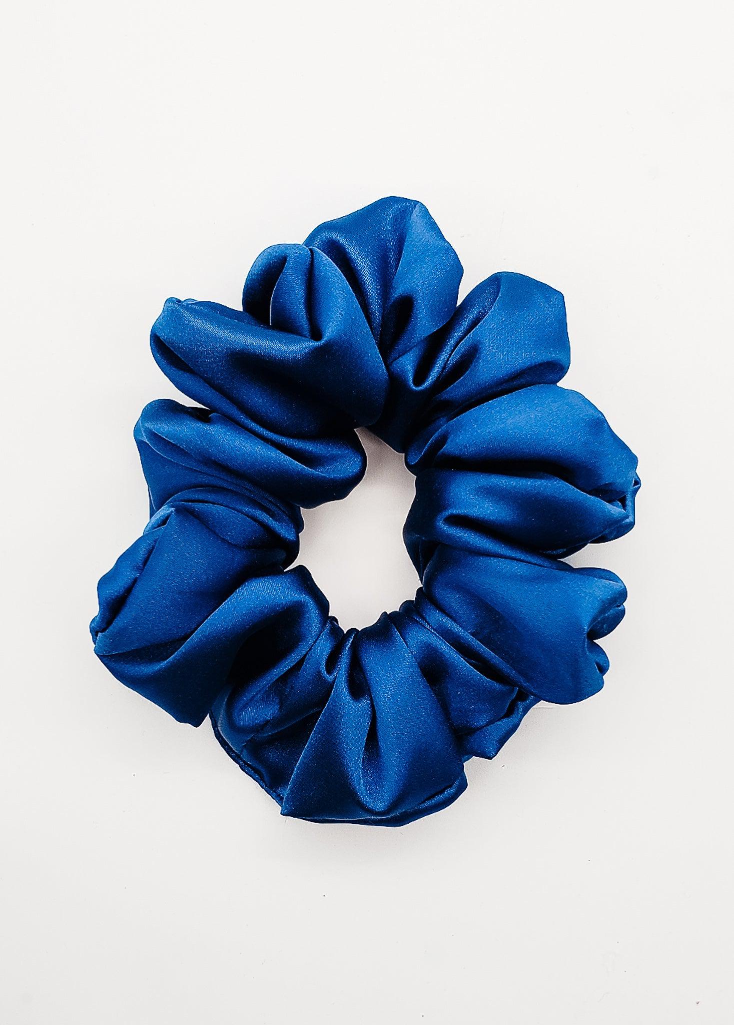 Deep Sea Silk - XL Scrunchie-Scrunchie-Elie’s Bows
