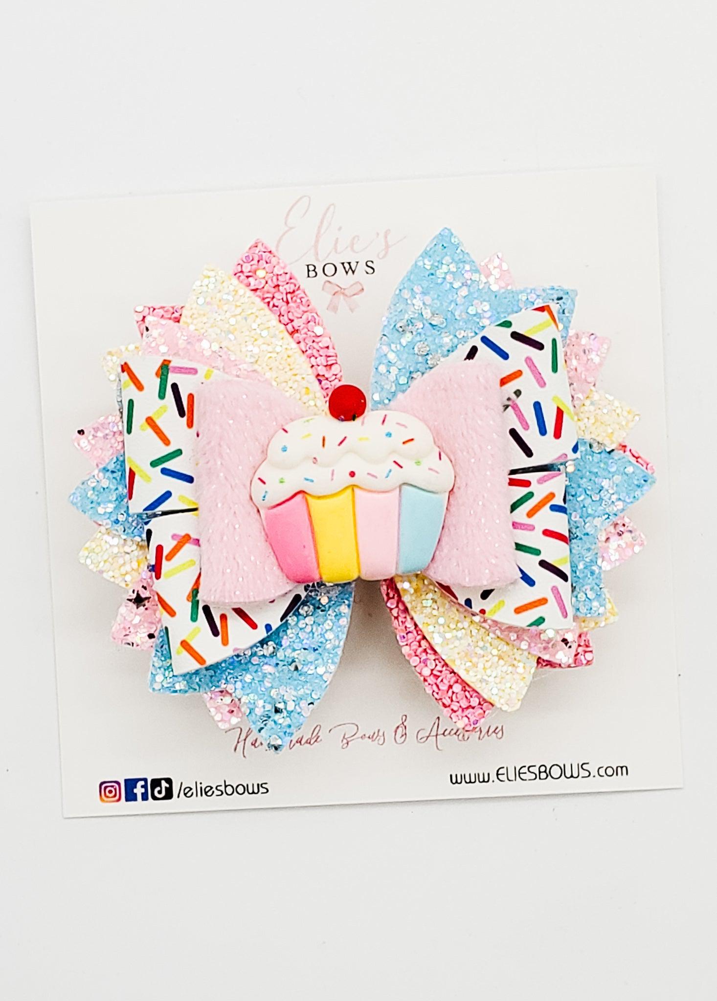 Deluxe Cupcake - 3.5"-Bows-Elie’s Bows