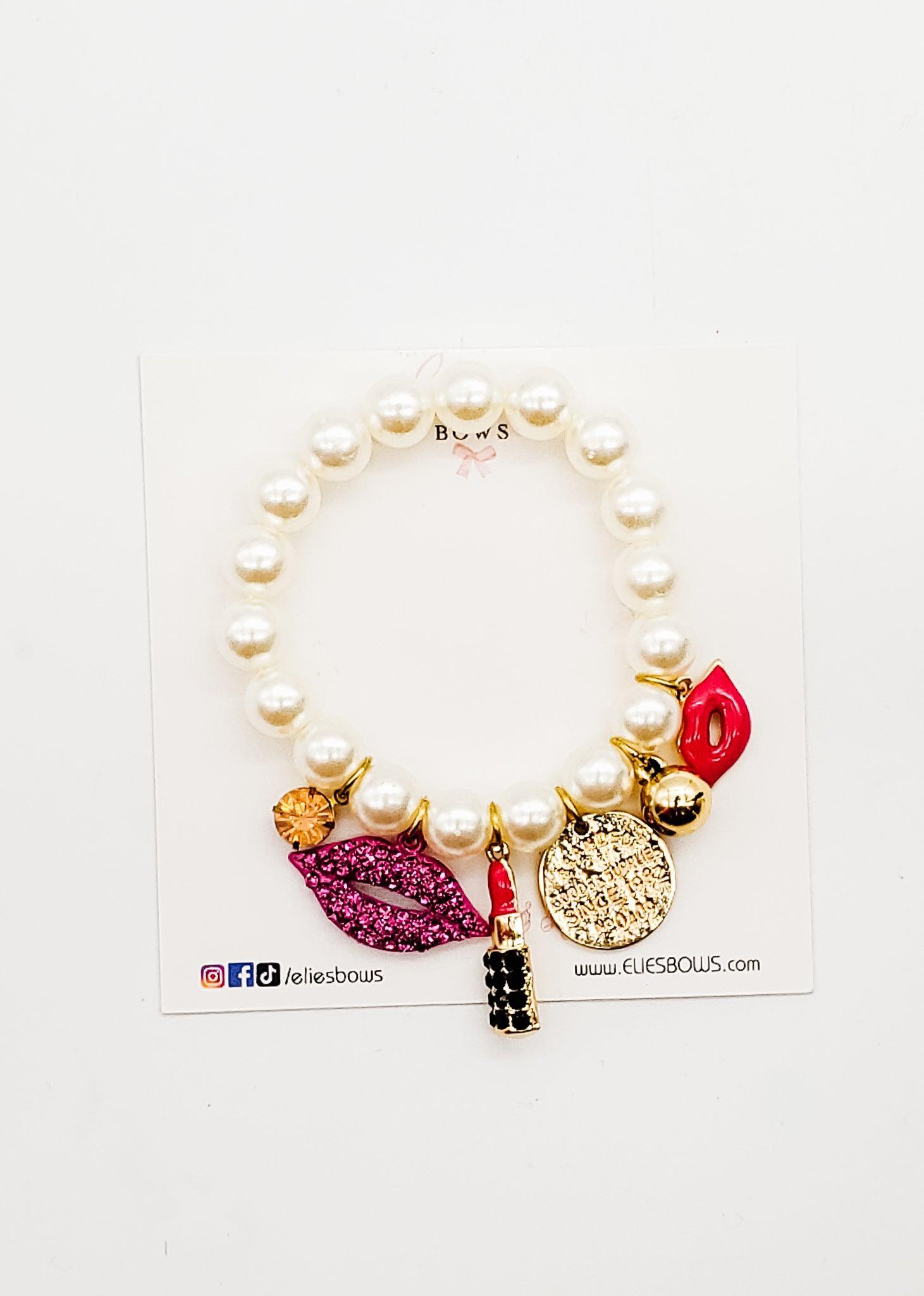 Diamonds & Pearls - Bracelet-Bracelets-Elie’s Bows