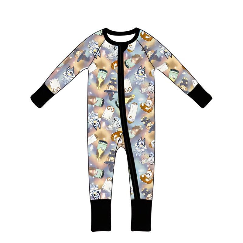 Doggy Halloween - Onesie PJs-pyjamas-Elie’s Bows