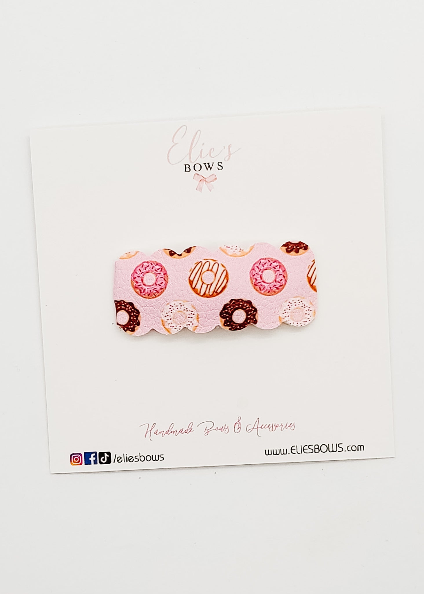 Donuts - Snap Clips - 2"-Snap Clips-Elie’s Bows