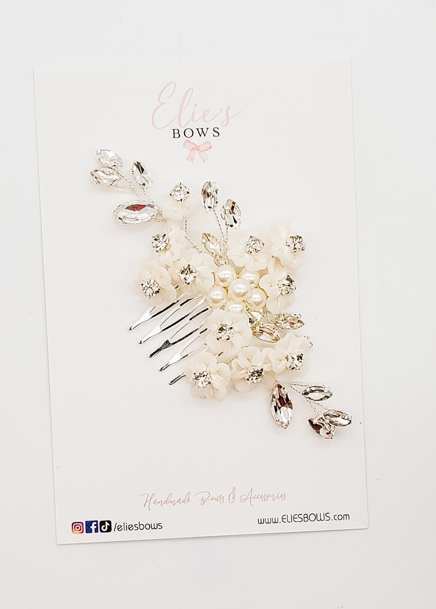 Fancy Up-do Bridal Accessory - 3.5"-Bows-Elie’s Bows