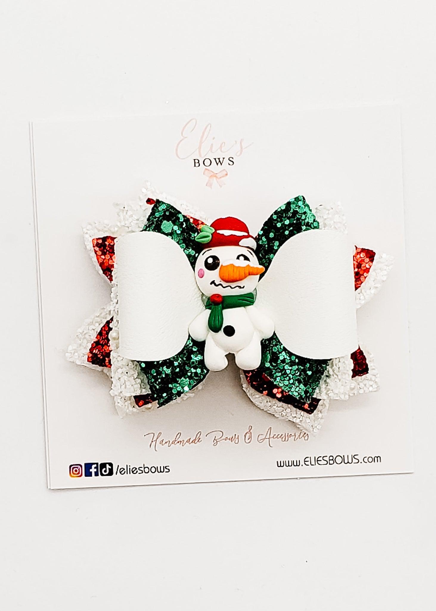 Frosty - 3"-Bows-Elie’s Bows