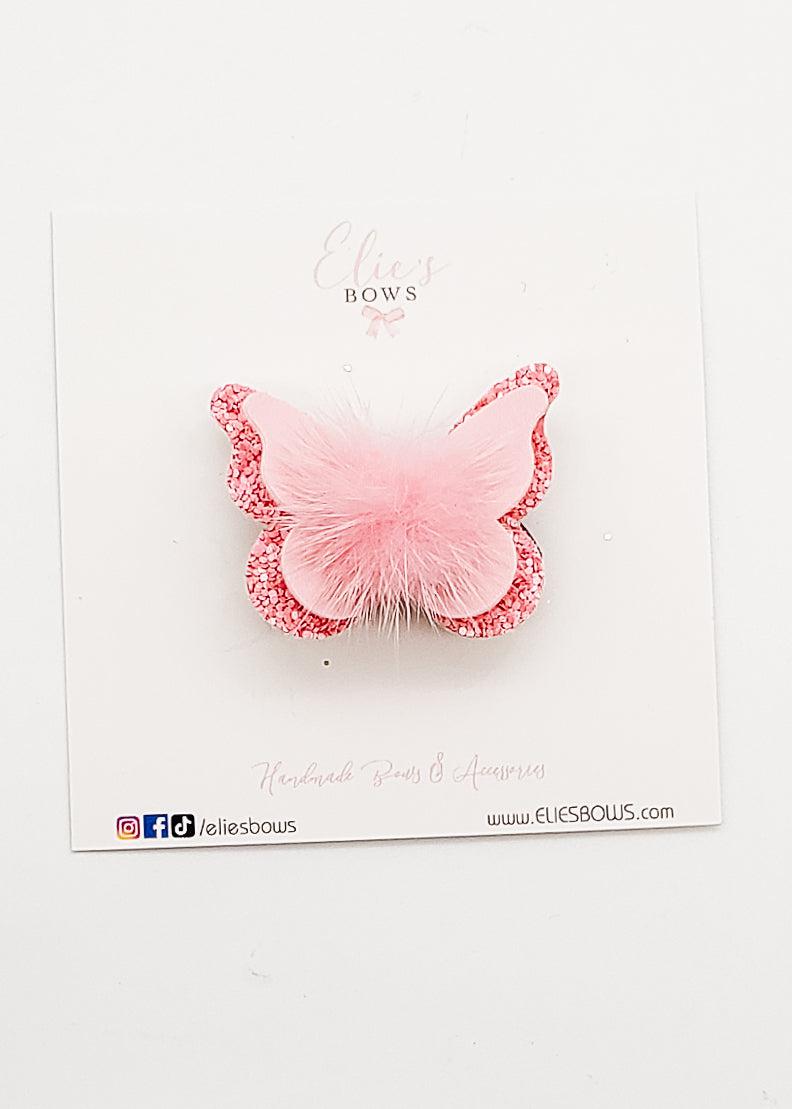 Furry Butterfly - 1.5"-Bows-Elie’s Bows