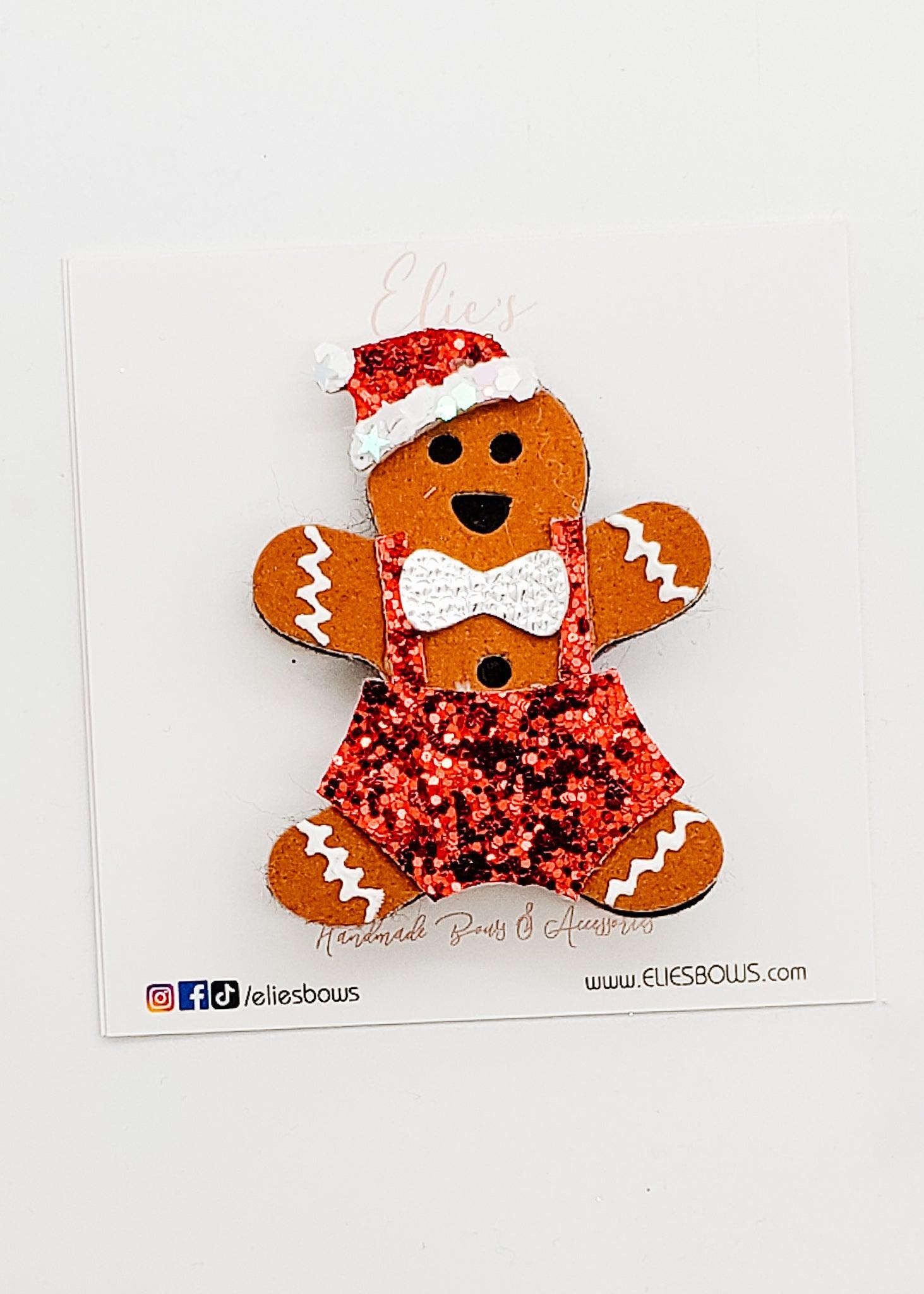 Gingerbread M.- 2"-Bows-Elie’s Bows