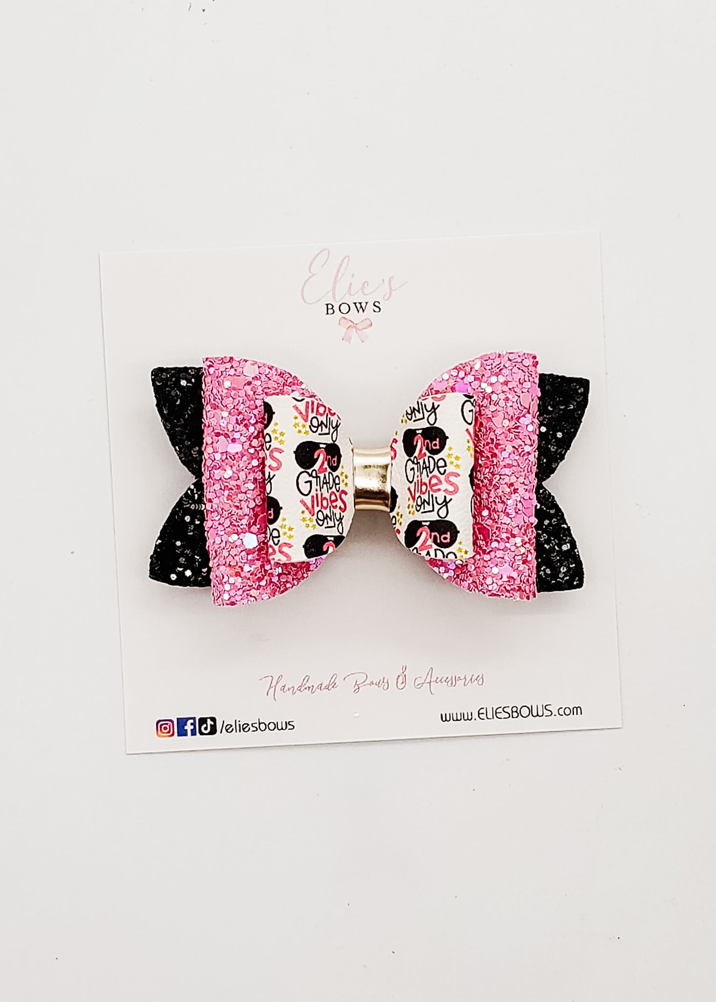 Grade 2 vibes Only -3"-Bows-Elie’s Bows