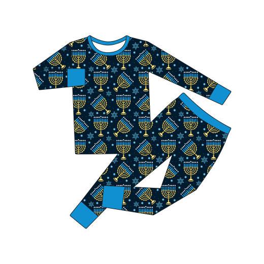 Hanukkah - Two Piece PJs-pyjamas-Elie’s Bows