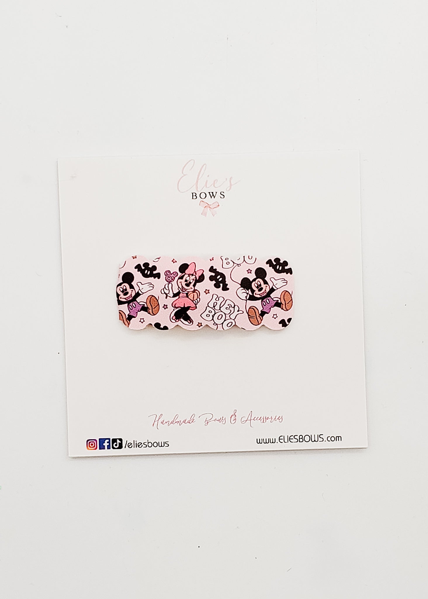 Hey BOO! - Snap Clips - 2"-Snap Clips-Elie’s Bows