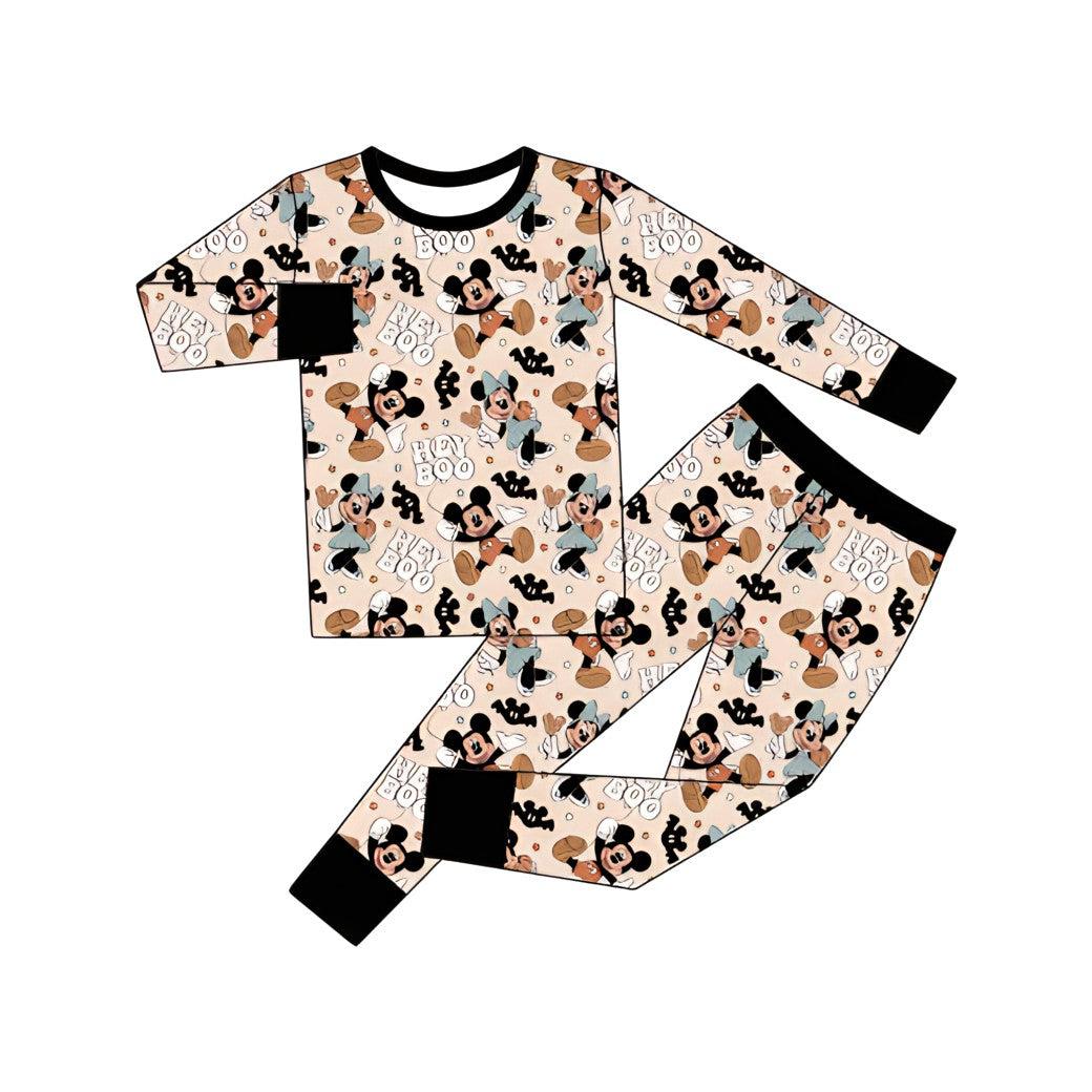 Hey Boo! - Two Piece PJs-pyjamas-Elie’s Bows