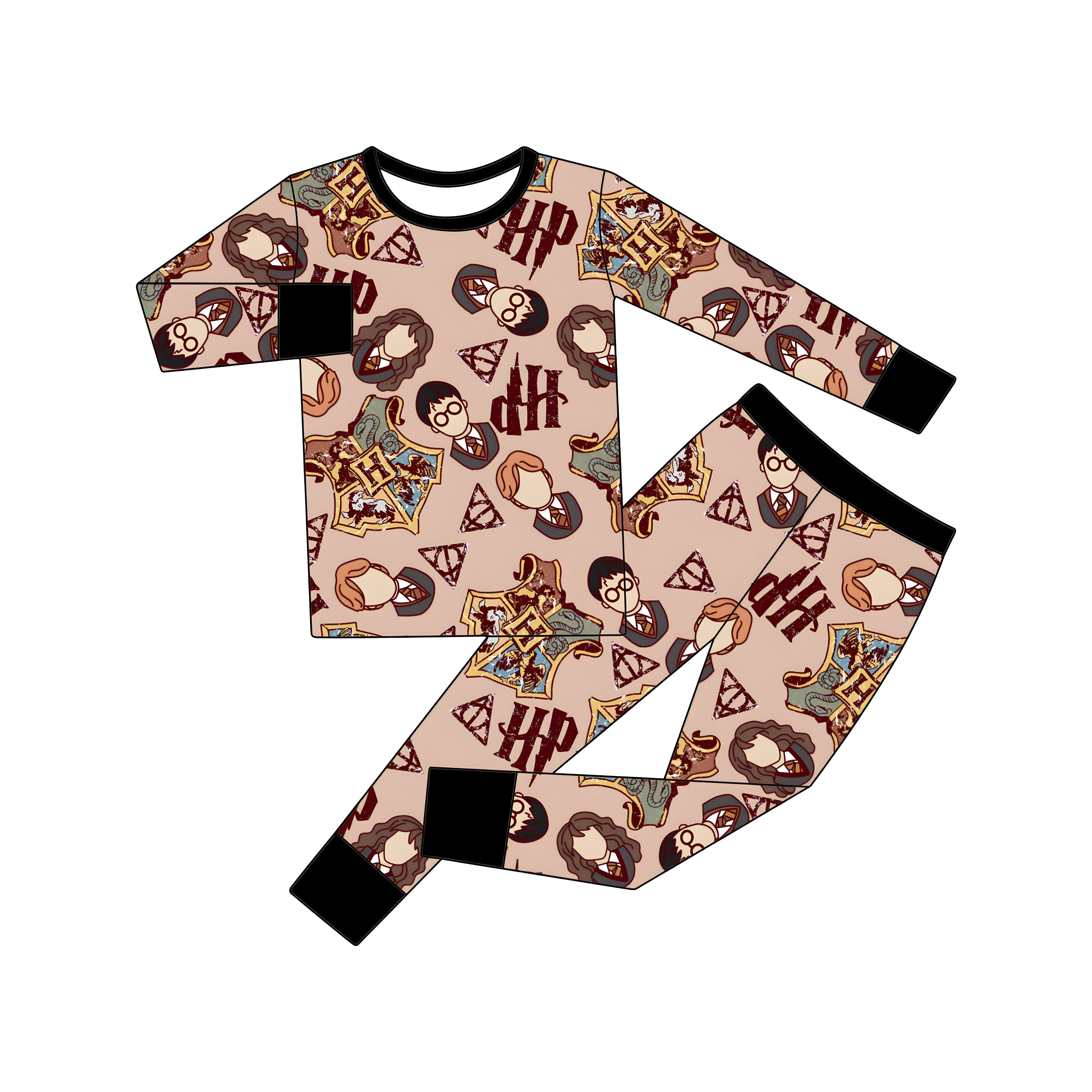 HP (Two Piece PJs) PRE-ORDER-pyjamas-Elie’s Bows