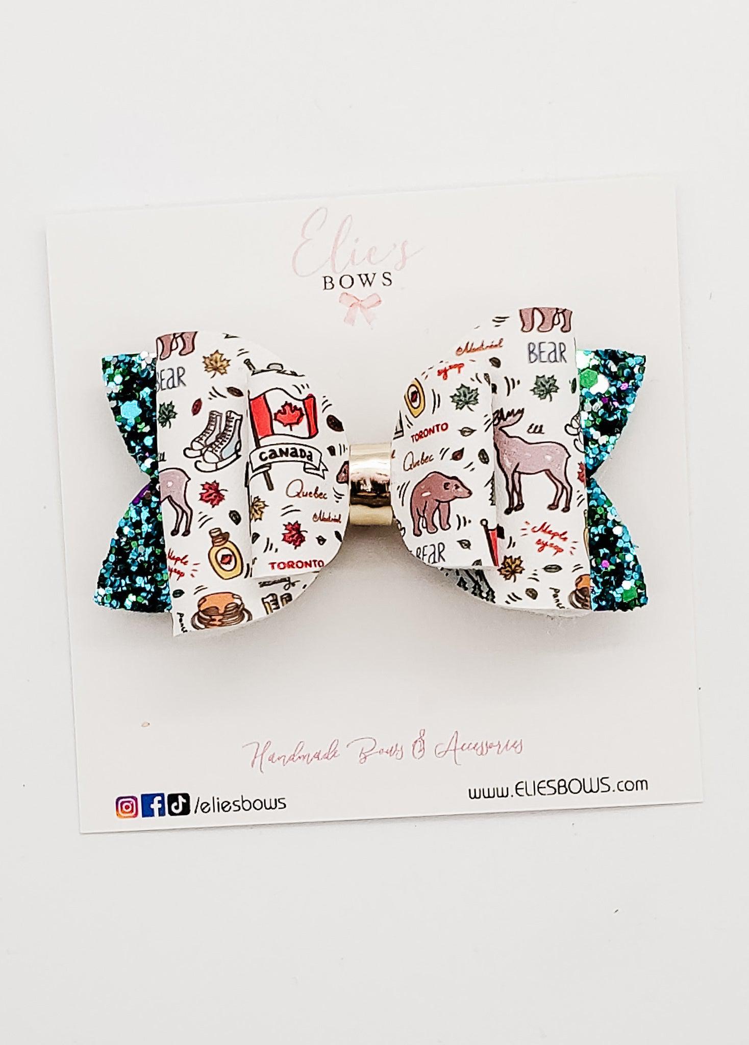 I love Canada - 3"-Bows-Elie’s Bows
