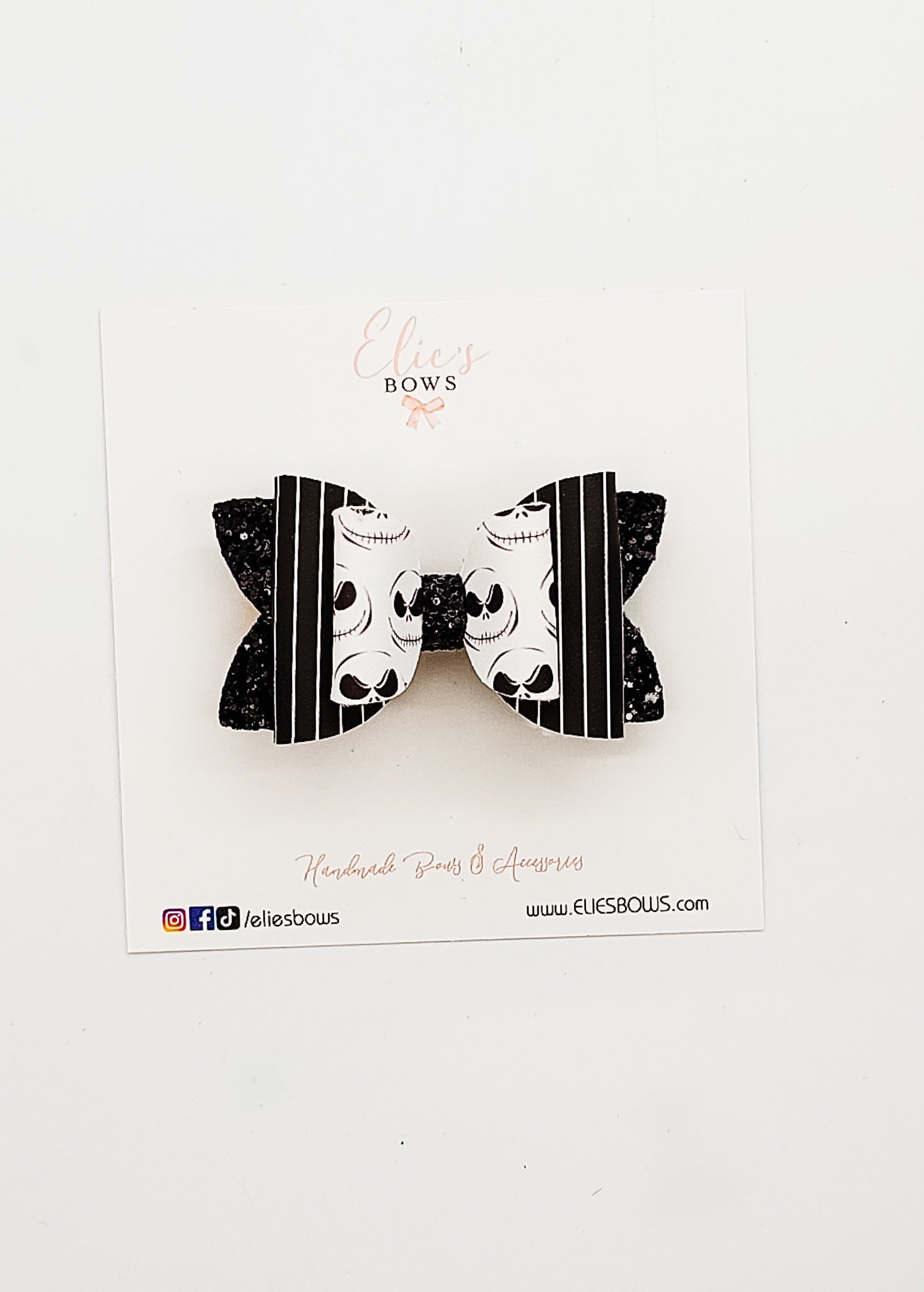 J. Skellington - 2.5"-Bows-Elie’s Bows
