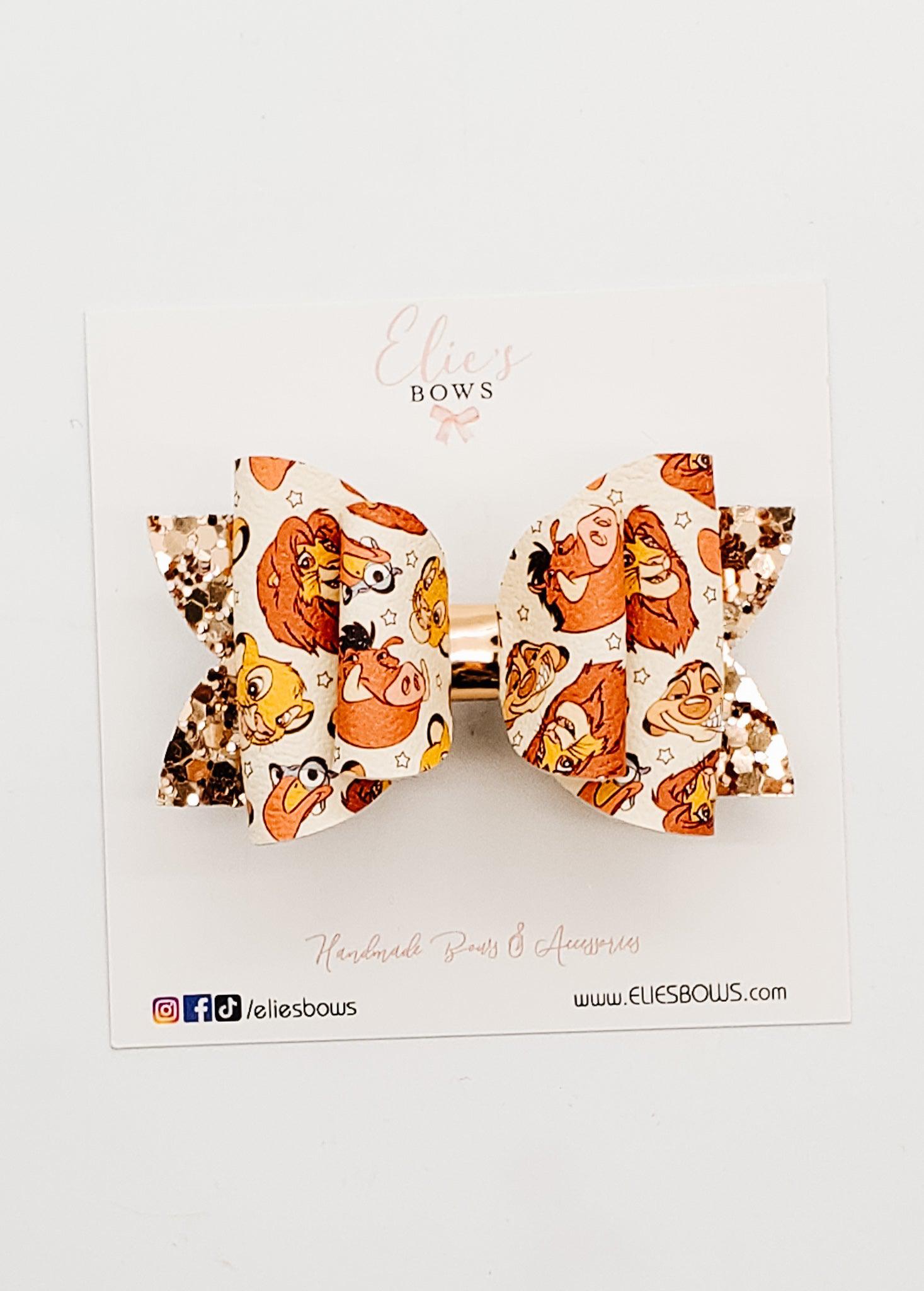 King of the Jungle - 3"-Bows-Elie’s Bows