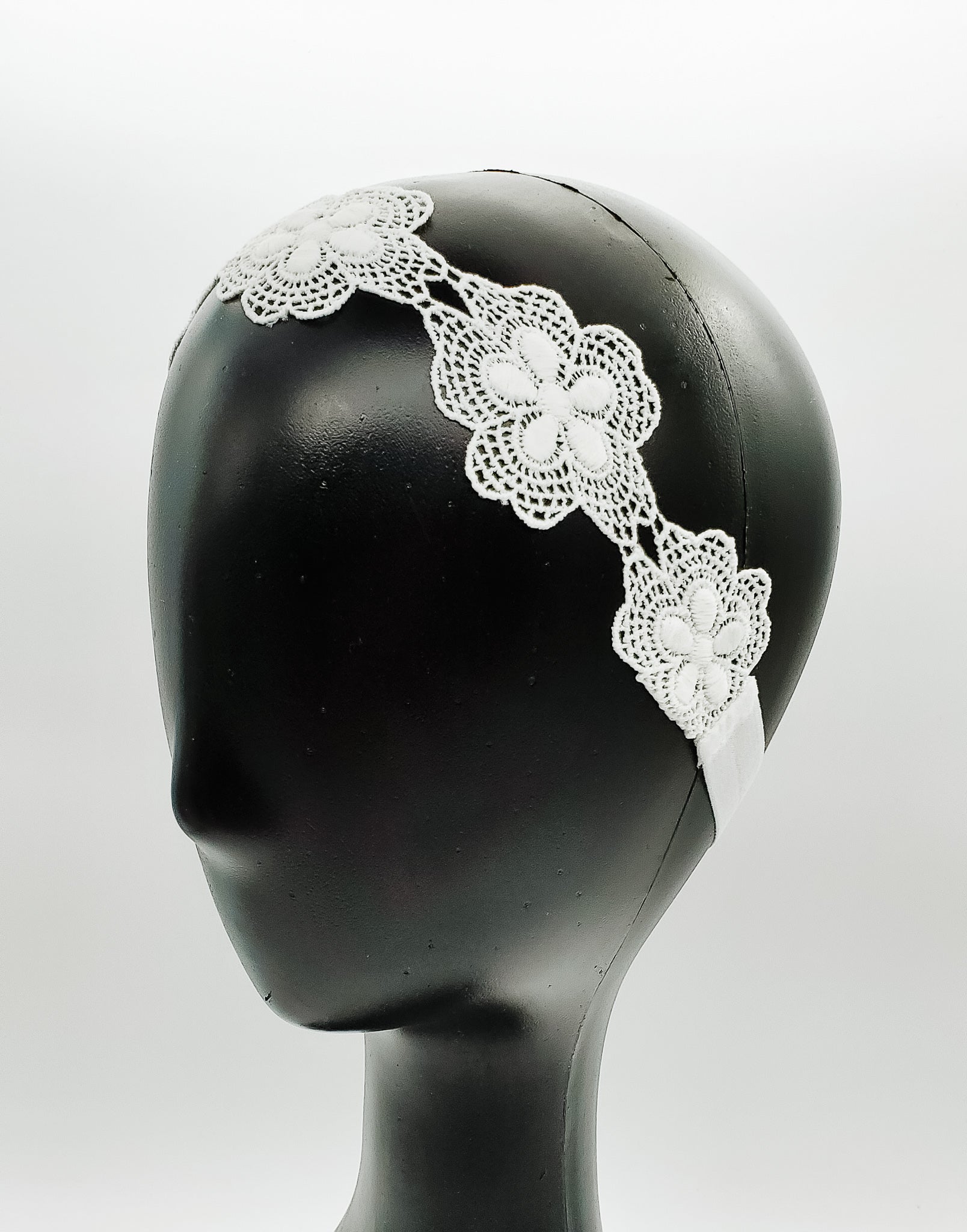 Lace Flowers - Chic Headband-Arizona-Elie’s Bows