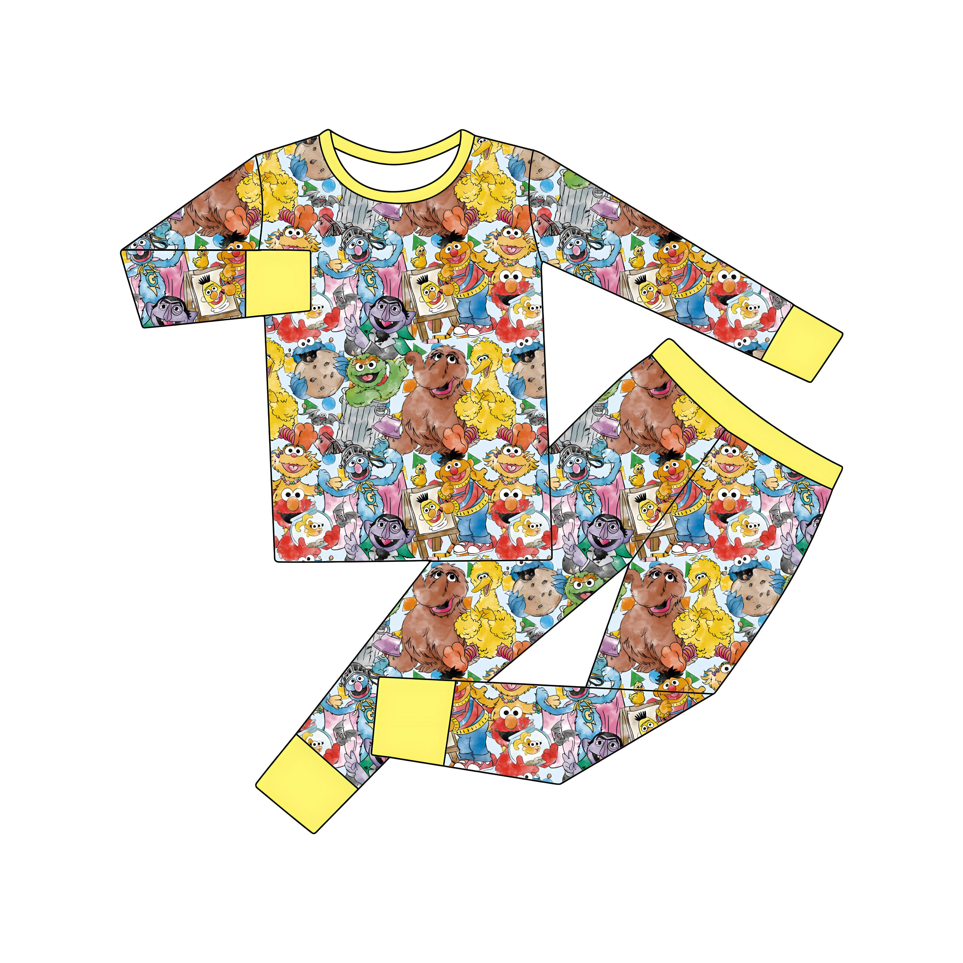 Learning Street (Two Piece Pjs) PRE-ORDER-pyjamas-Elie’s Bows