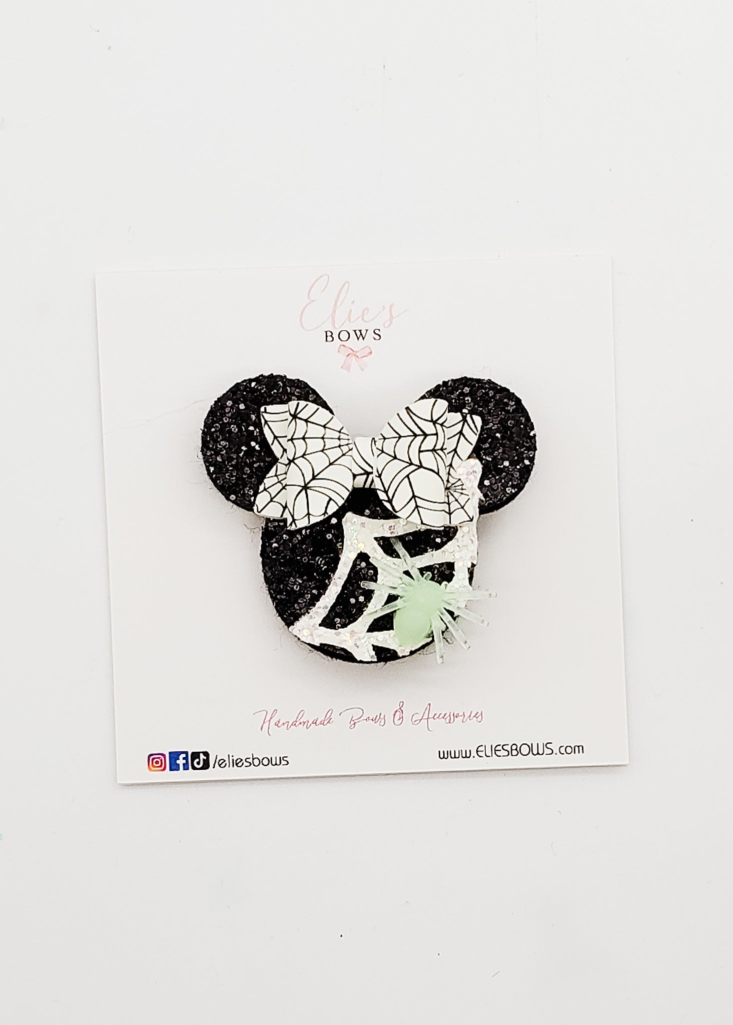 M Spiders (Glow in the Dark) - 2"-Bows-Elie’s Bows