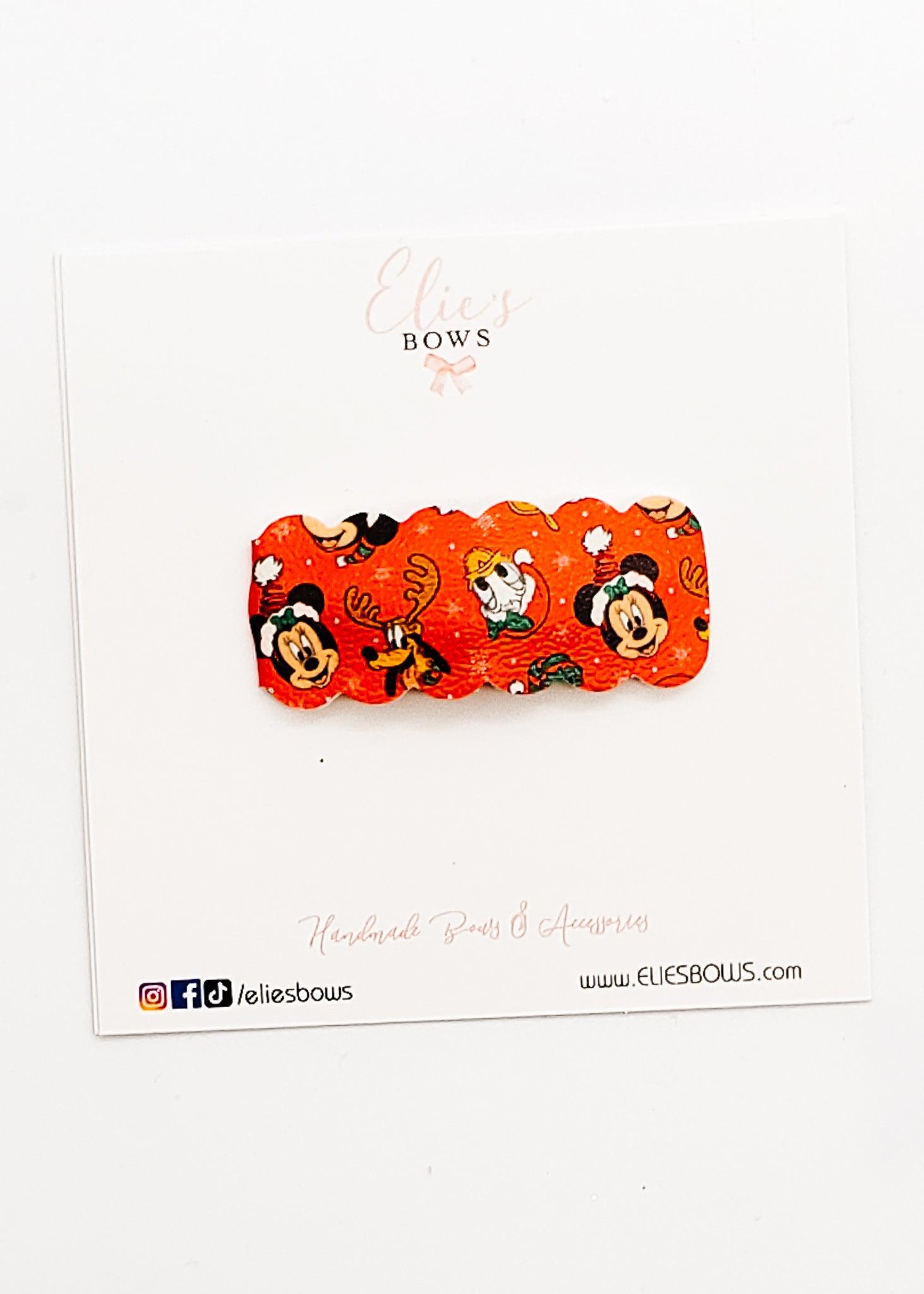 Magical Christmas - Snap Clip - 2.5"-Snap Clips-Elie’s Bows
