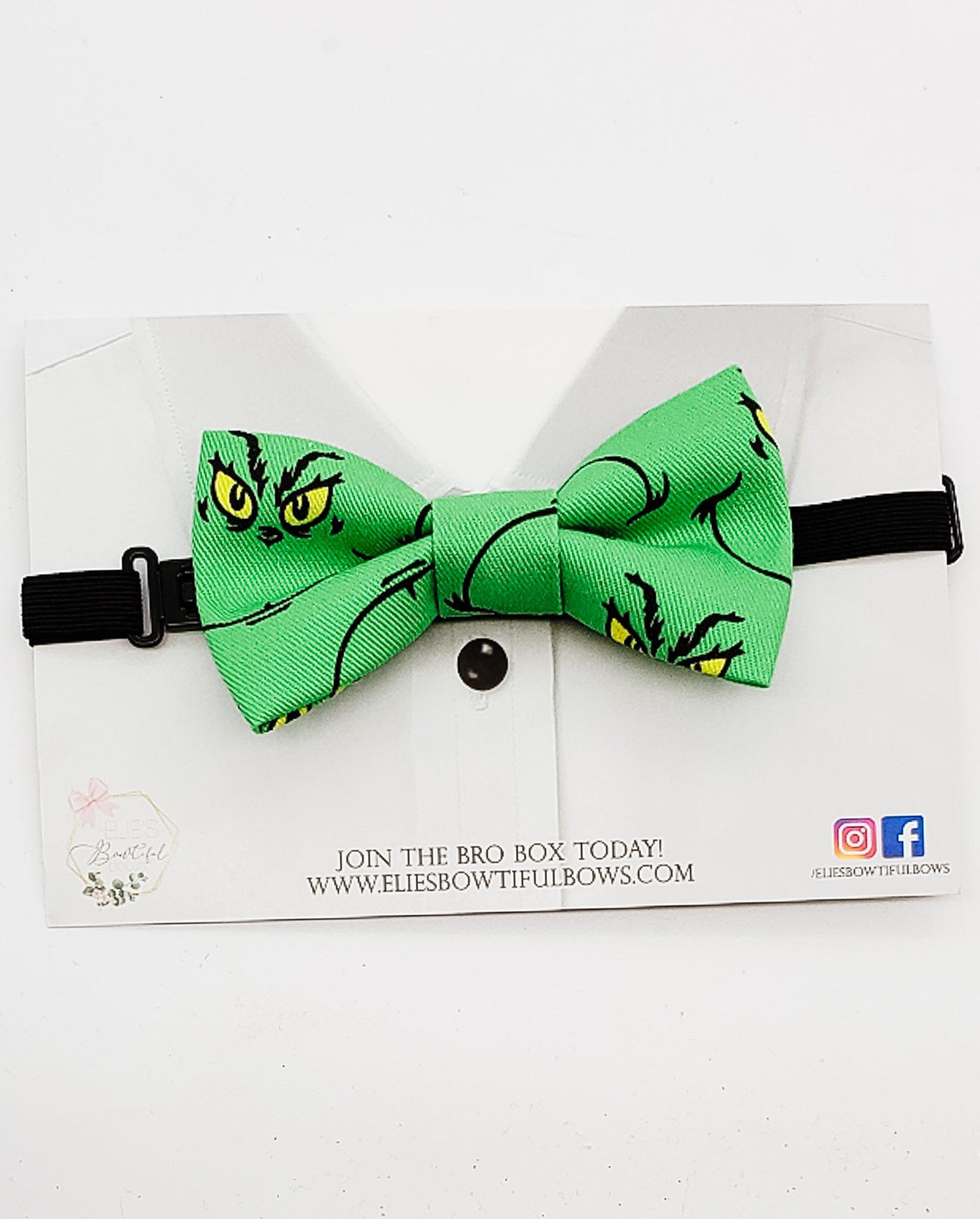 Mean Guy - fabric bowtie - 3.5"-Bowtie-Elie’s Bows