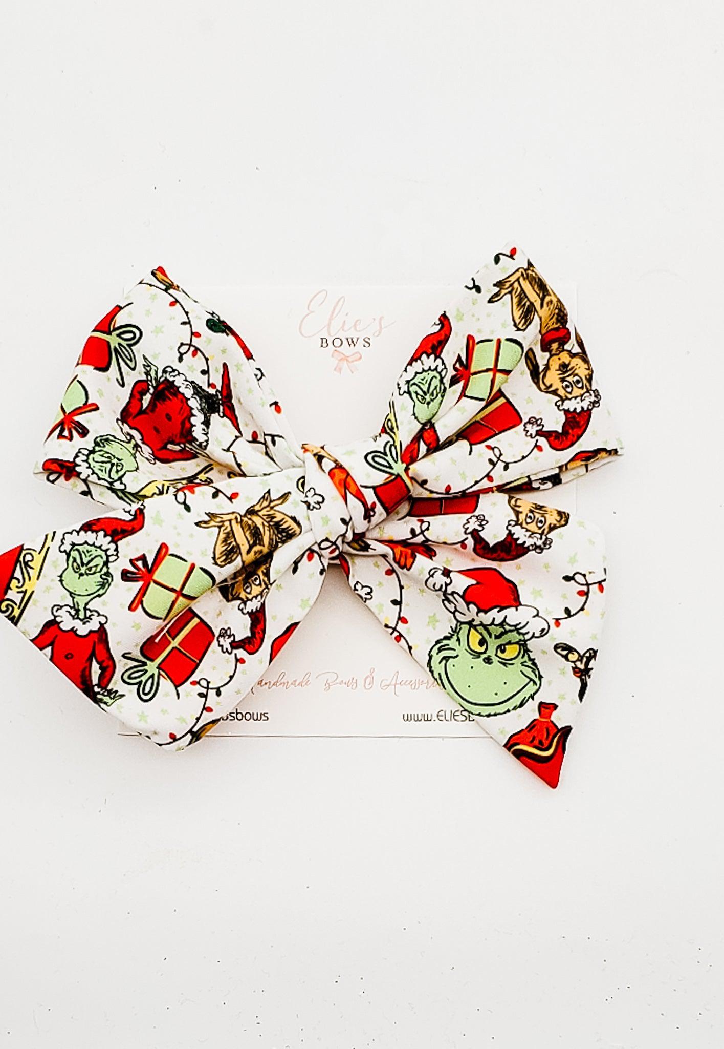 Mean One - Elie Fabric Bow - 5"-Bows-Elie’s Bows