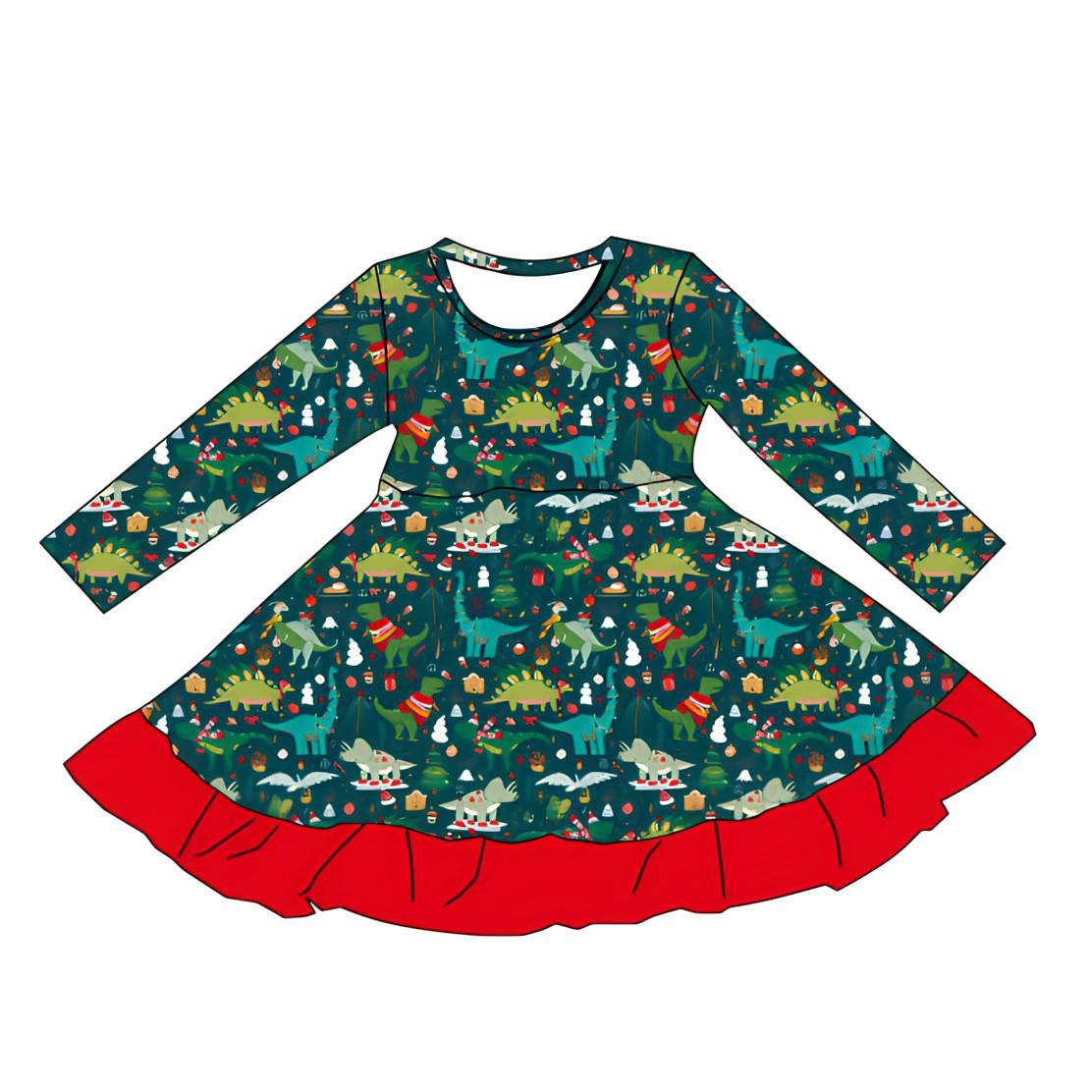 Merry Dinos - Dresses-Dresses-Elie’s Bows