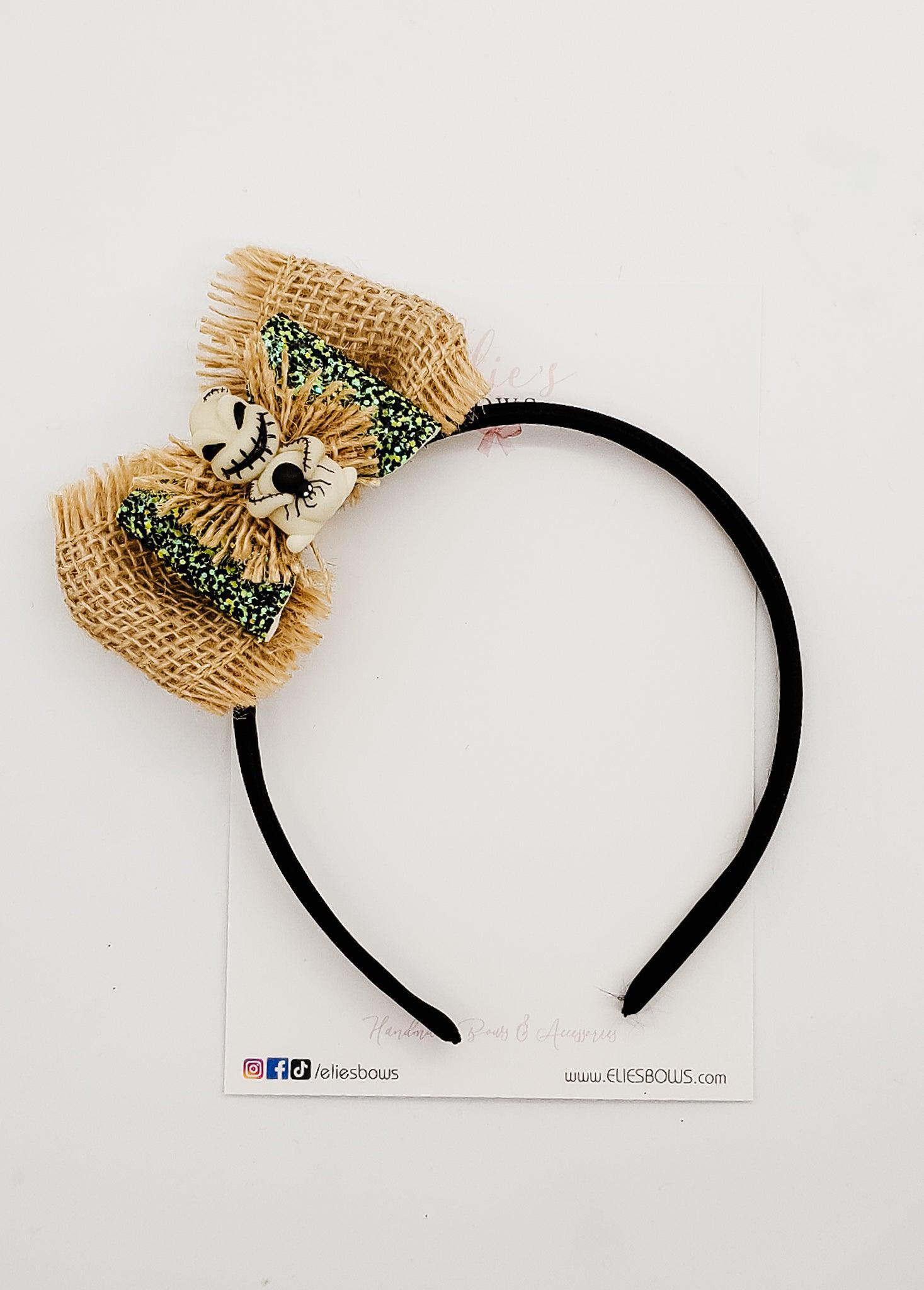 Oogie Boogie (Glow in the dark) - Headband-Headband-Elie’s Bows