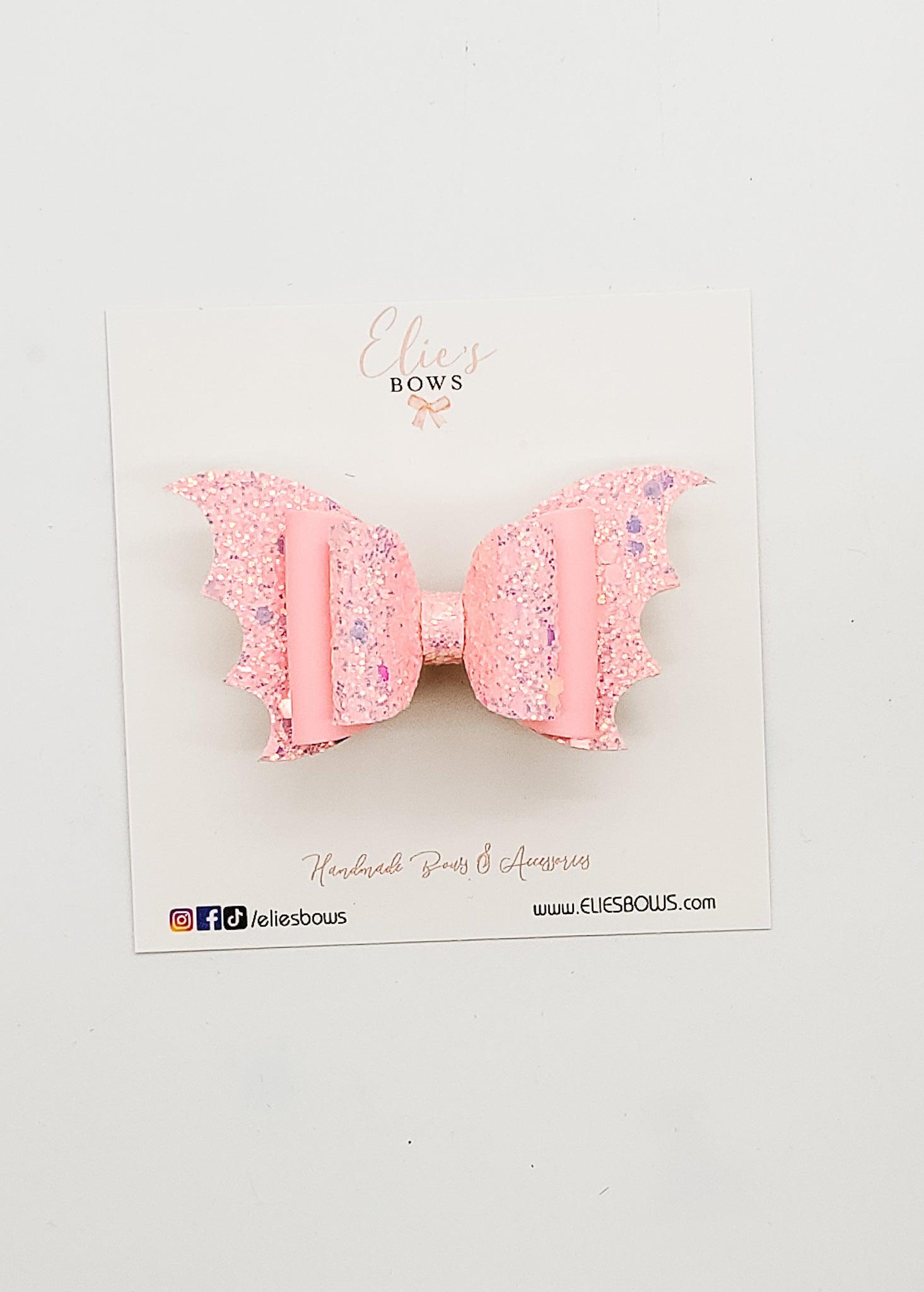 Pink Bats (Glow in the Dark) - 3"-Bows-Elie’s Bows
