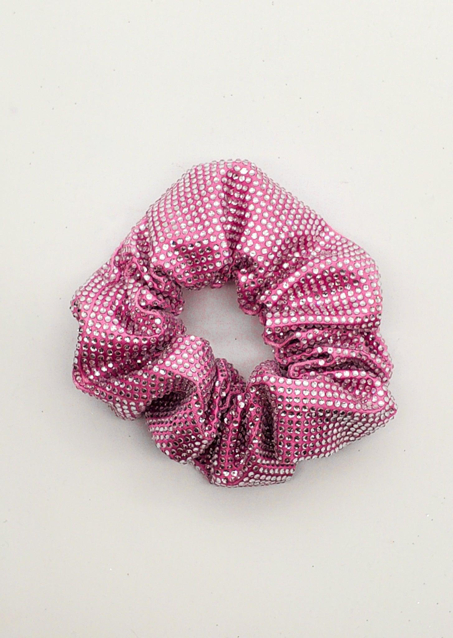 Pink Diamonds - Scrunchie-Scrunchie-Elie’s Bows