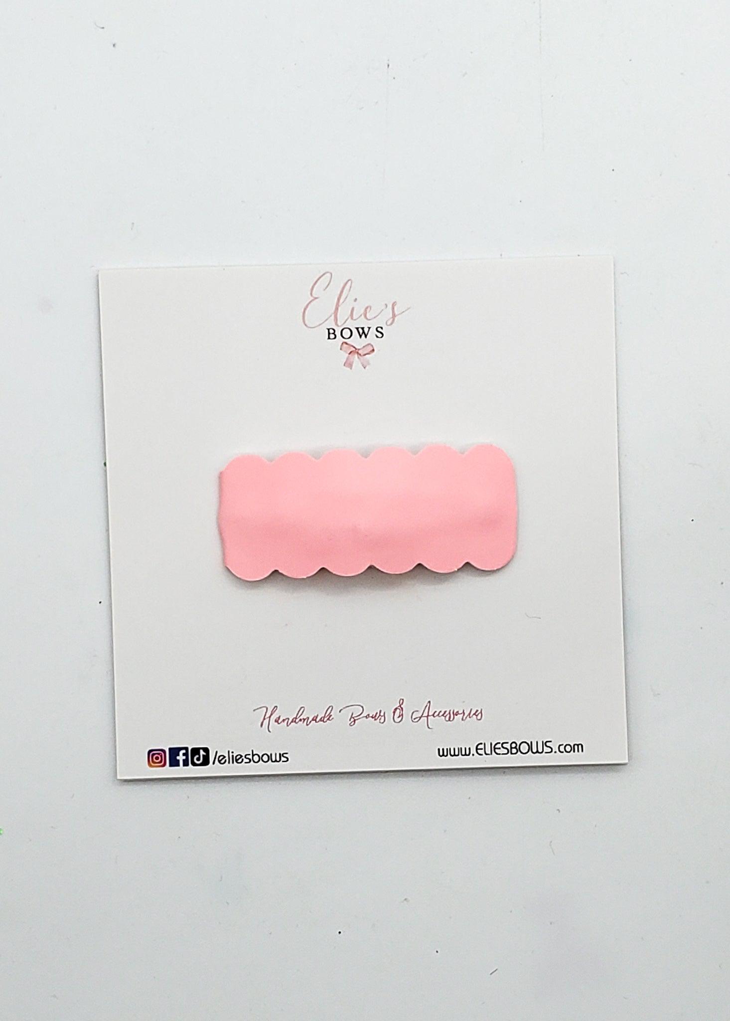Pink (Glow in the Dark) - Snap Clips - 2"-Snap Clips-Elie’s Bows