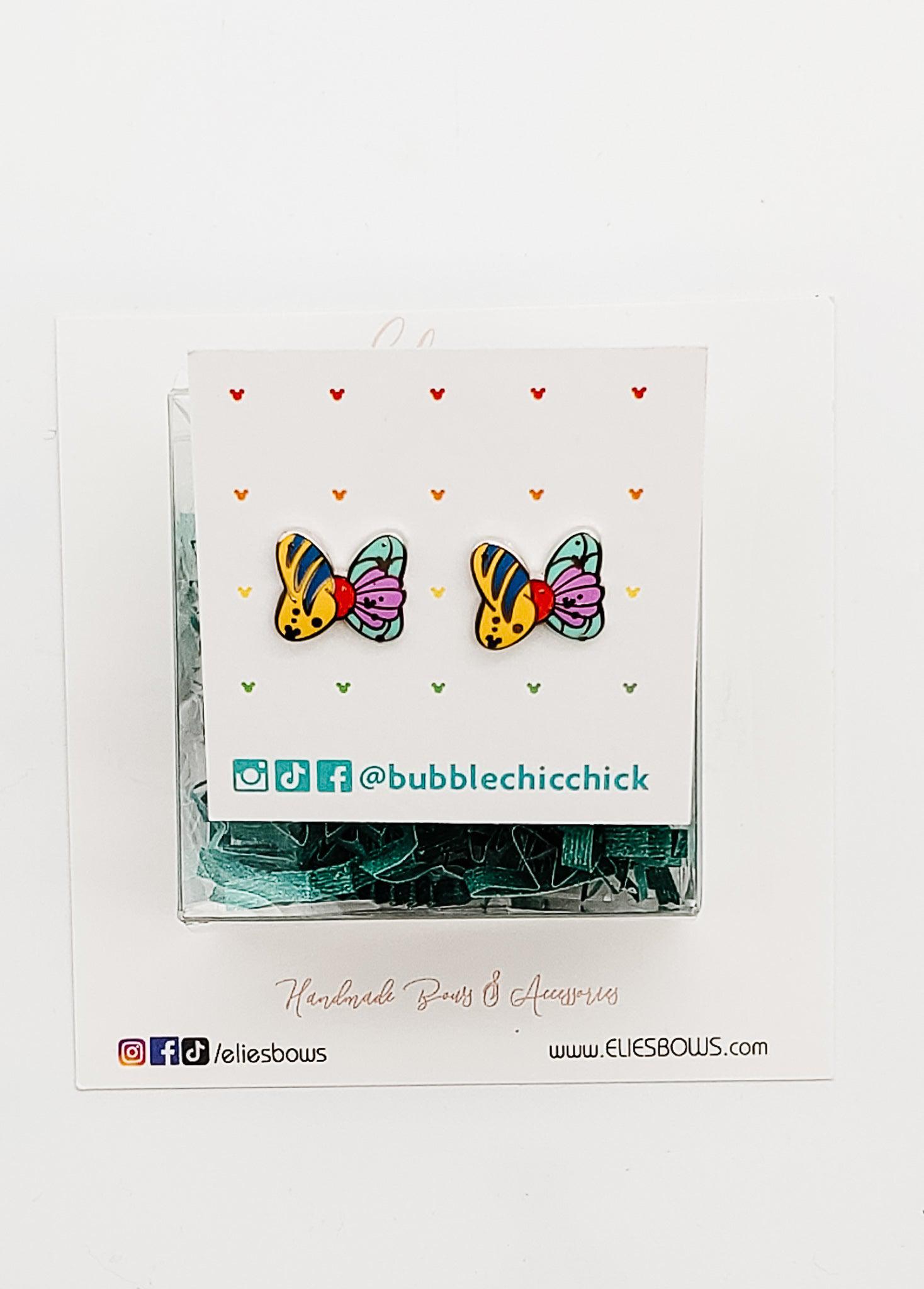 Princess - Under the Sea - Earrings-Earrings-Elie’s Bows