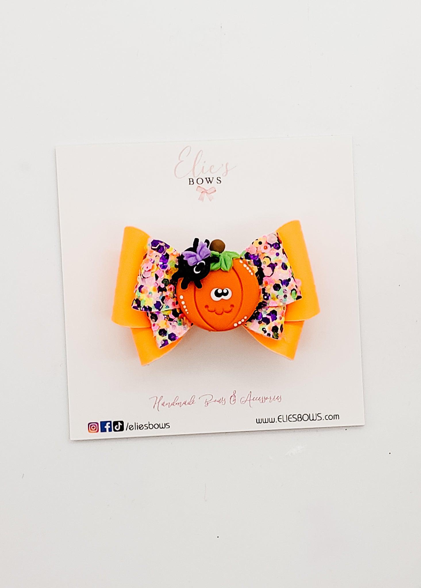 Pumpkin (Glow in the Dark) - 2"-Bows-Elie’s Bows