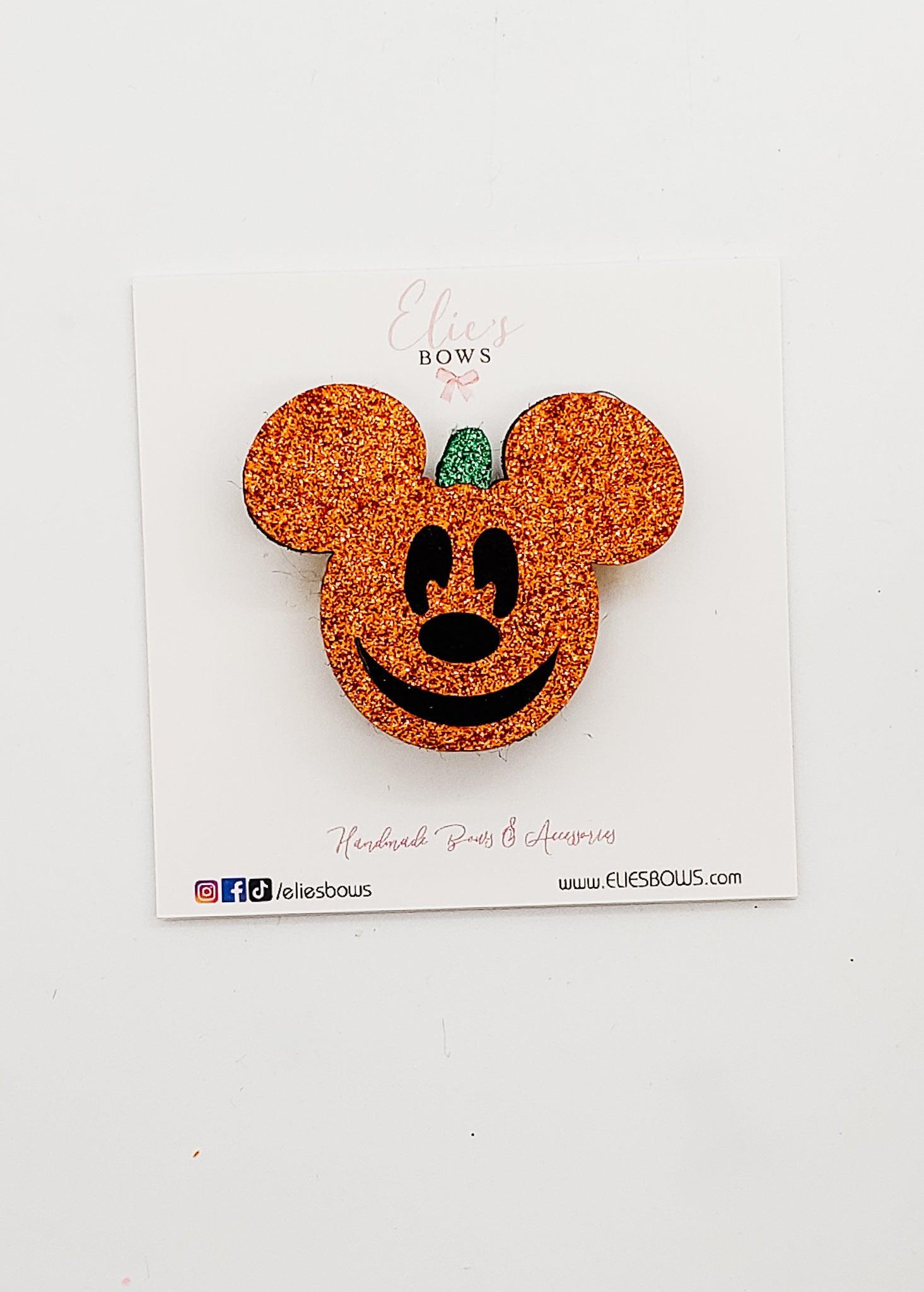 Pumpkin M. Clip - 2"-Snap Clips-Elie’s Bows