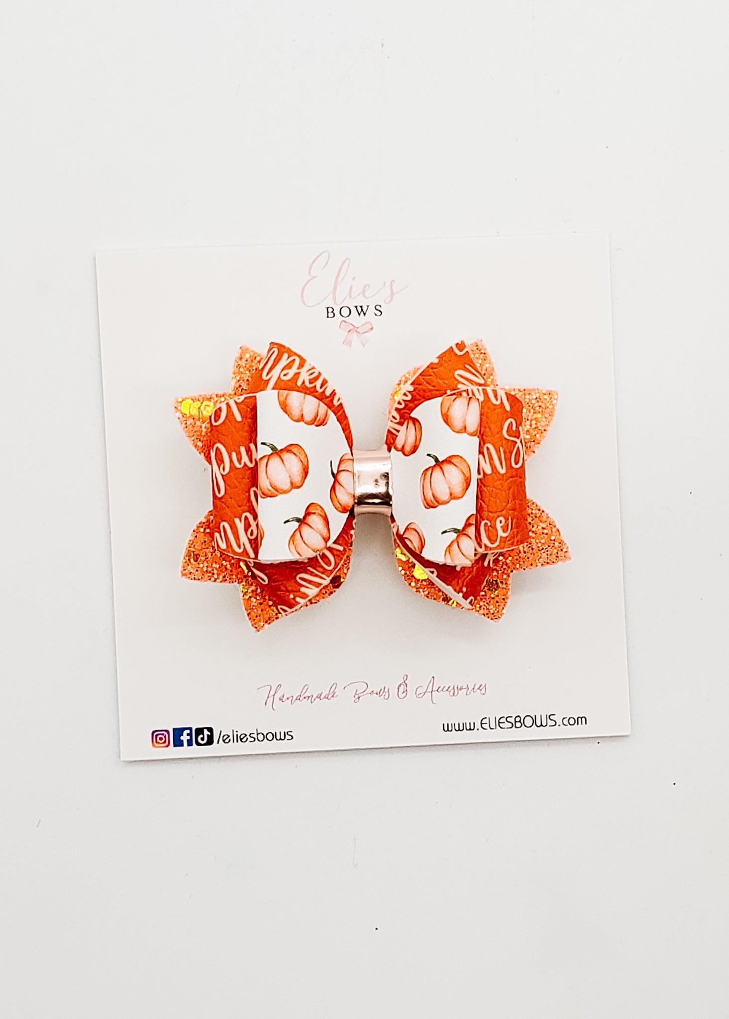 Pumpking Spice - 2.5"-Bows-Elie’s Bows