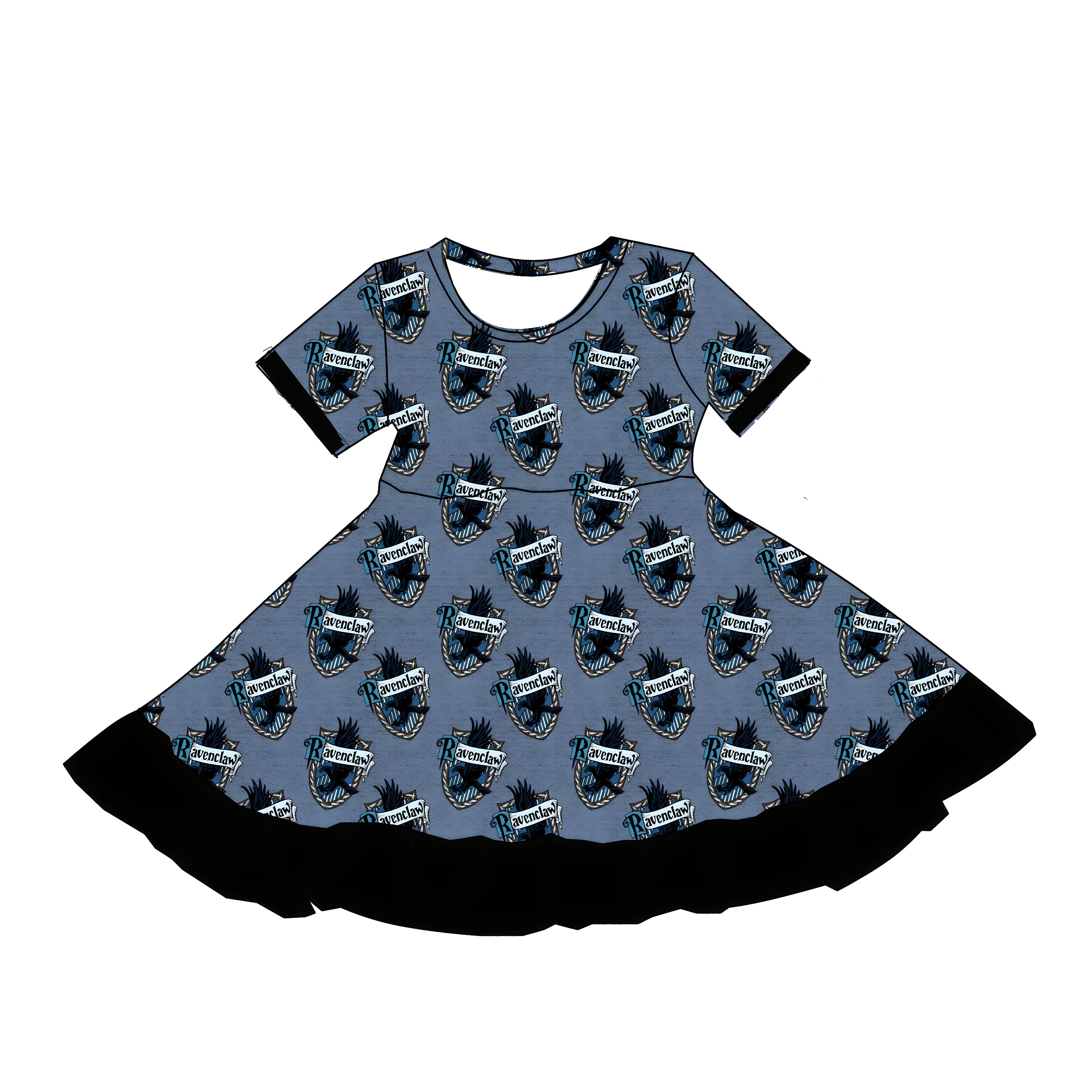 R. (Short Sleeve Dress) PRE-ORDER-Dresses-Elie’s Bows