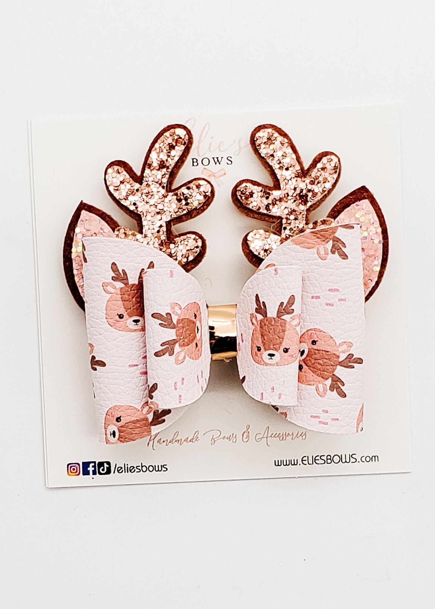 Reindeer Ears - 3.5"-Bows-Elie’s Bows