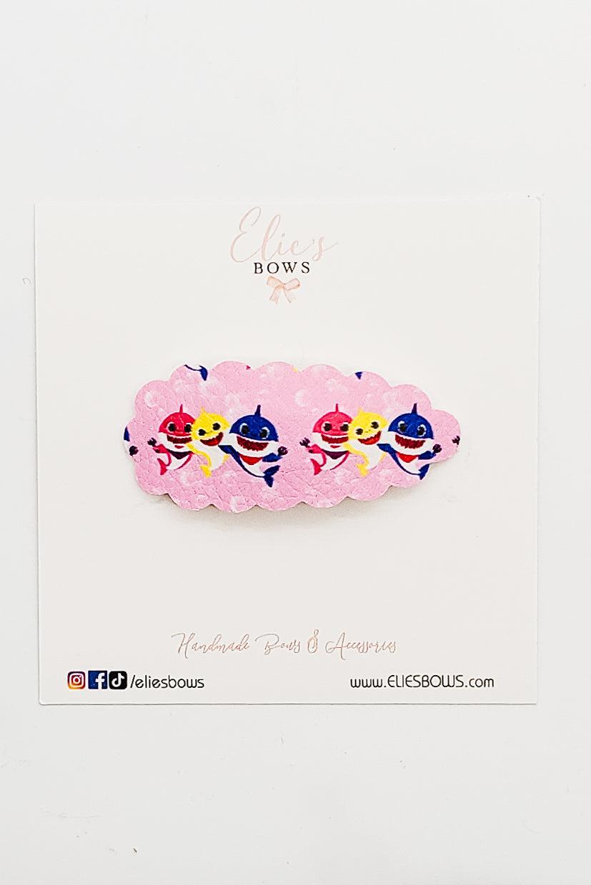 Shark - Snap Clips - 2"-Snap Clips-Elie’s Bows