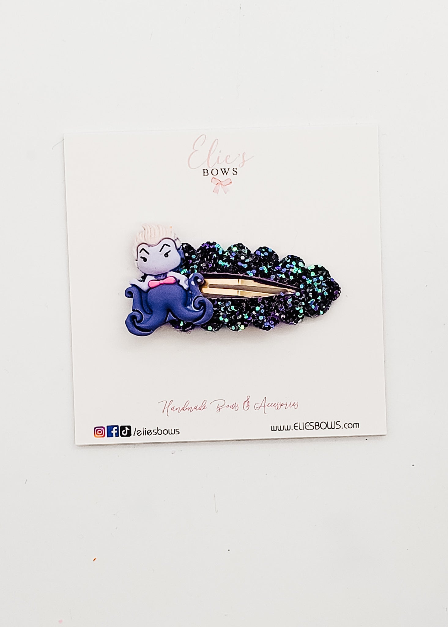 Ursula - Snap Clips - 2.5"-Snap Clips-Elie’s Bows