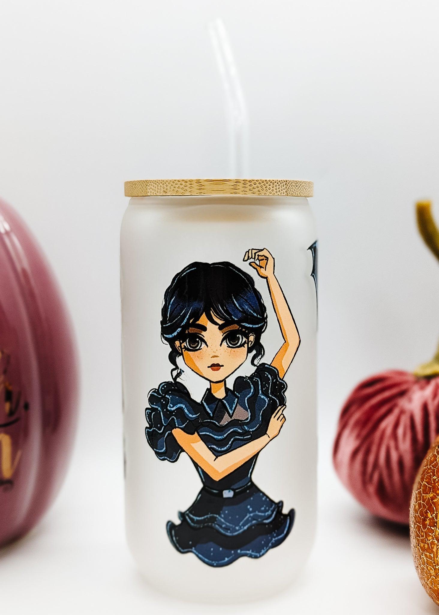 Wednesday Everyday Tumbler - FROSTED-Tumbler-Elie’s Bows