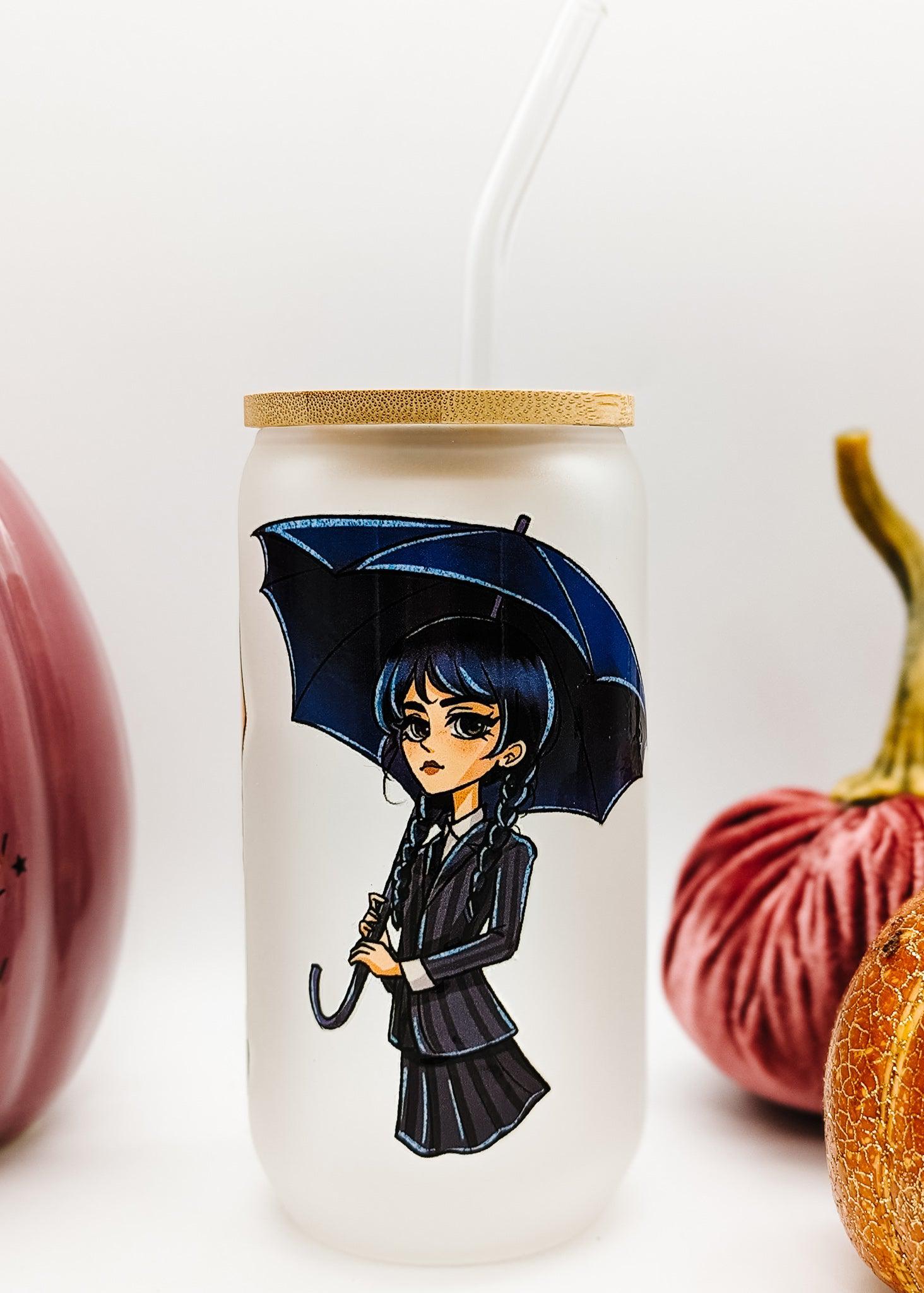 Wednesday Everyday Tumbler - FROSTED-Tumbler-Elie’s Bows